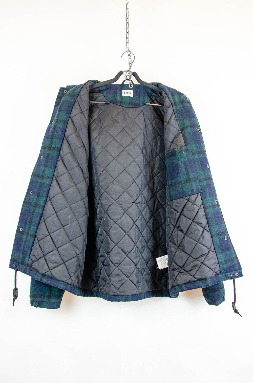 Edwin Edwin Wool Coach Jacket Blue Green Tartan – XL Size US XL / EU 56 / 4 - 9 Thumbnail