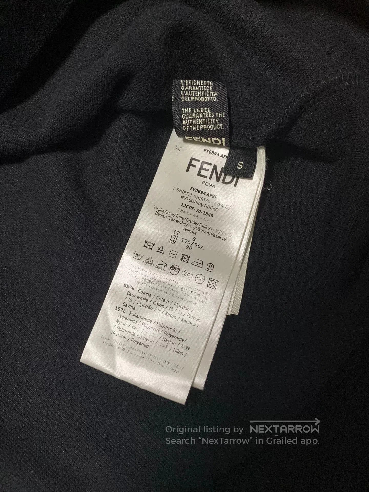 Fendi Fendi 2021 Limited Velvet Short Sleeve. Size US S / EU 44-46 / 1 - 4 Thumbnail