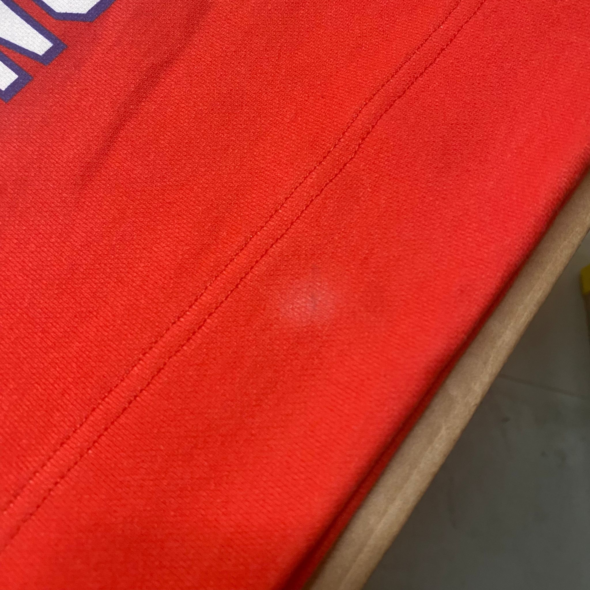 Vetements Red Helvetica Racing Logo Oversized Hockey Jersey Size US S / EU 44-46 / 1 - 14 Thumbnail