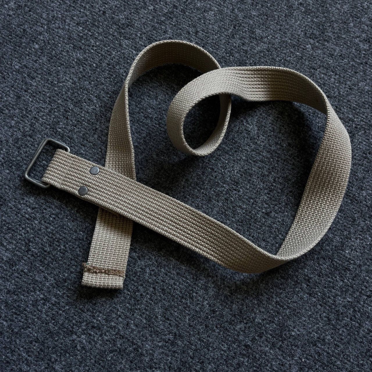 POST ARCHIVE FACTION (PAF) VTG Japanese Style Knit Belt 105 cm Beige Y2K 00s USA Size ONE SIZE - 2 Thumbnail