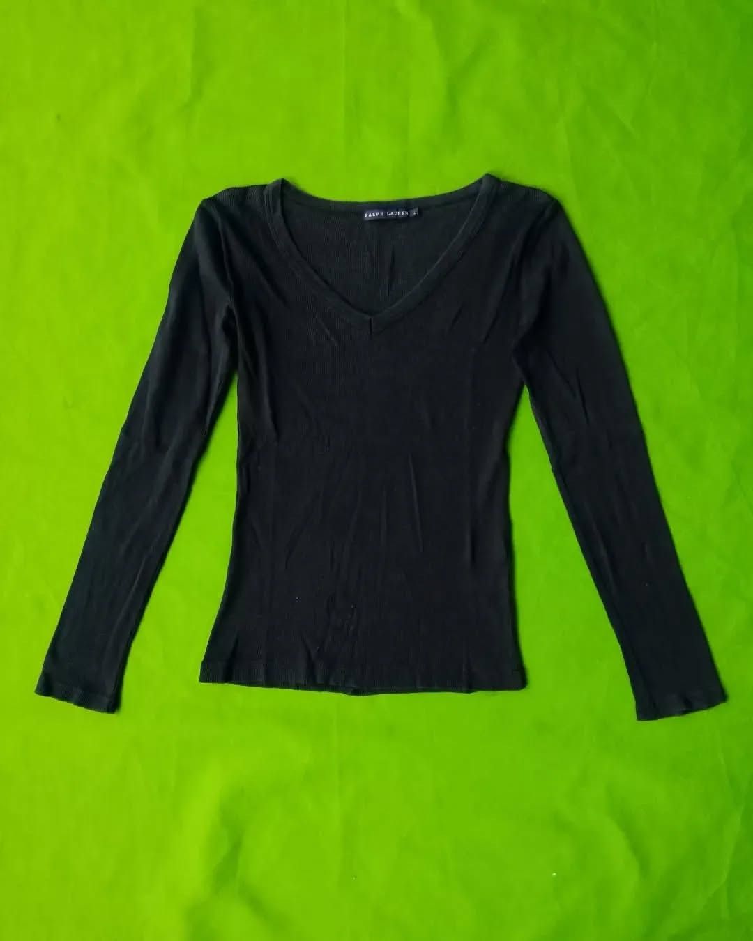 Lauren Ralph Lauren × Polo Ralph Lauren × Ralph Lauren Ralph Lauren Black Woman Longsleeve Size L / US 10 / IT 46 - 2 Thumbnail