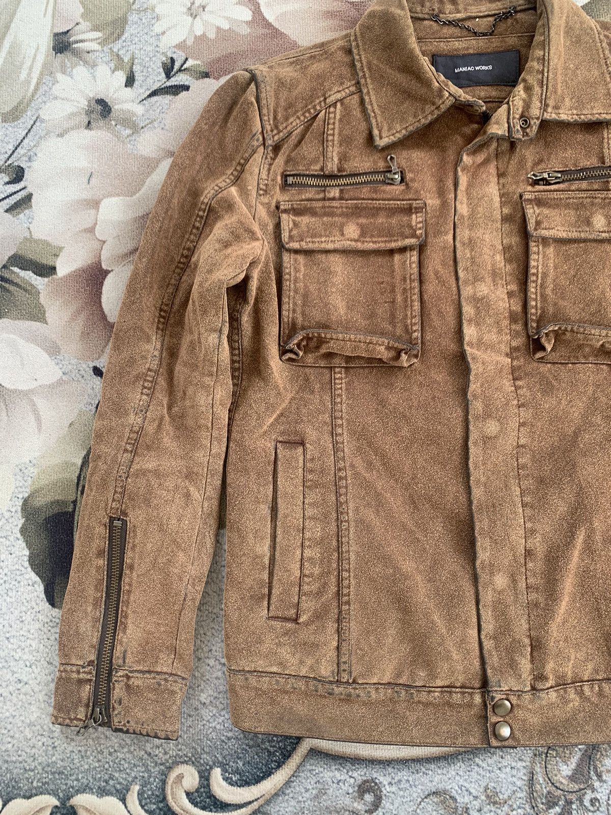 Japanese Brand Maniac Works Multipockets Worker Style Jacket Made in Japan Size US L / EU 52-54 / 3 - 3 Thumbnail