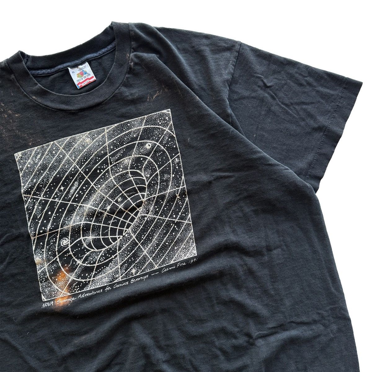 Vintage 1981 Vintage NOVA PBS Black Hole Space Tee Size US XL / EU 56 / 4 - 2 Thumbnail