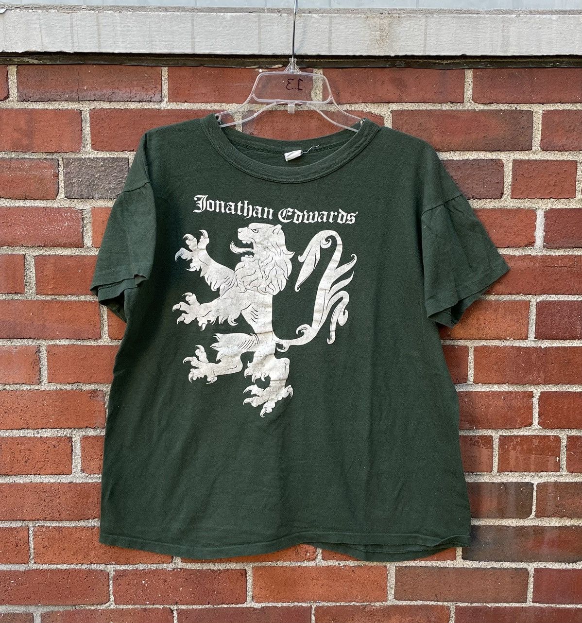Rare Vintage 70s/80s Jonathan Edwards College S/S T Shirt
