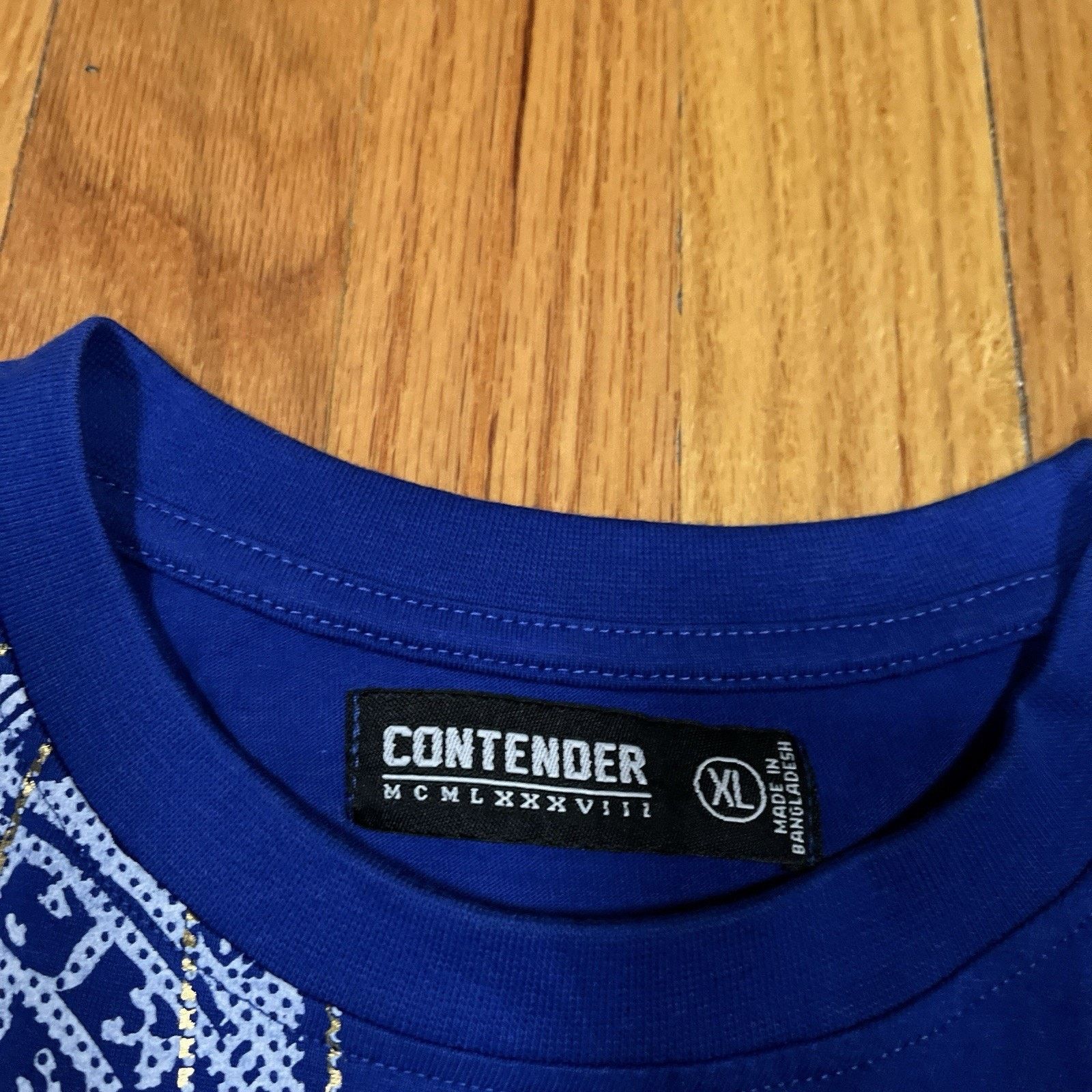 Other Contender XL Blue Gold Money Graphic Tee Slim Fit Eagle Size US XL / EU 56 / 4 - 5 Thumbnail