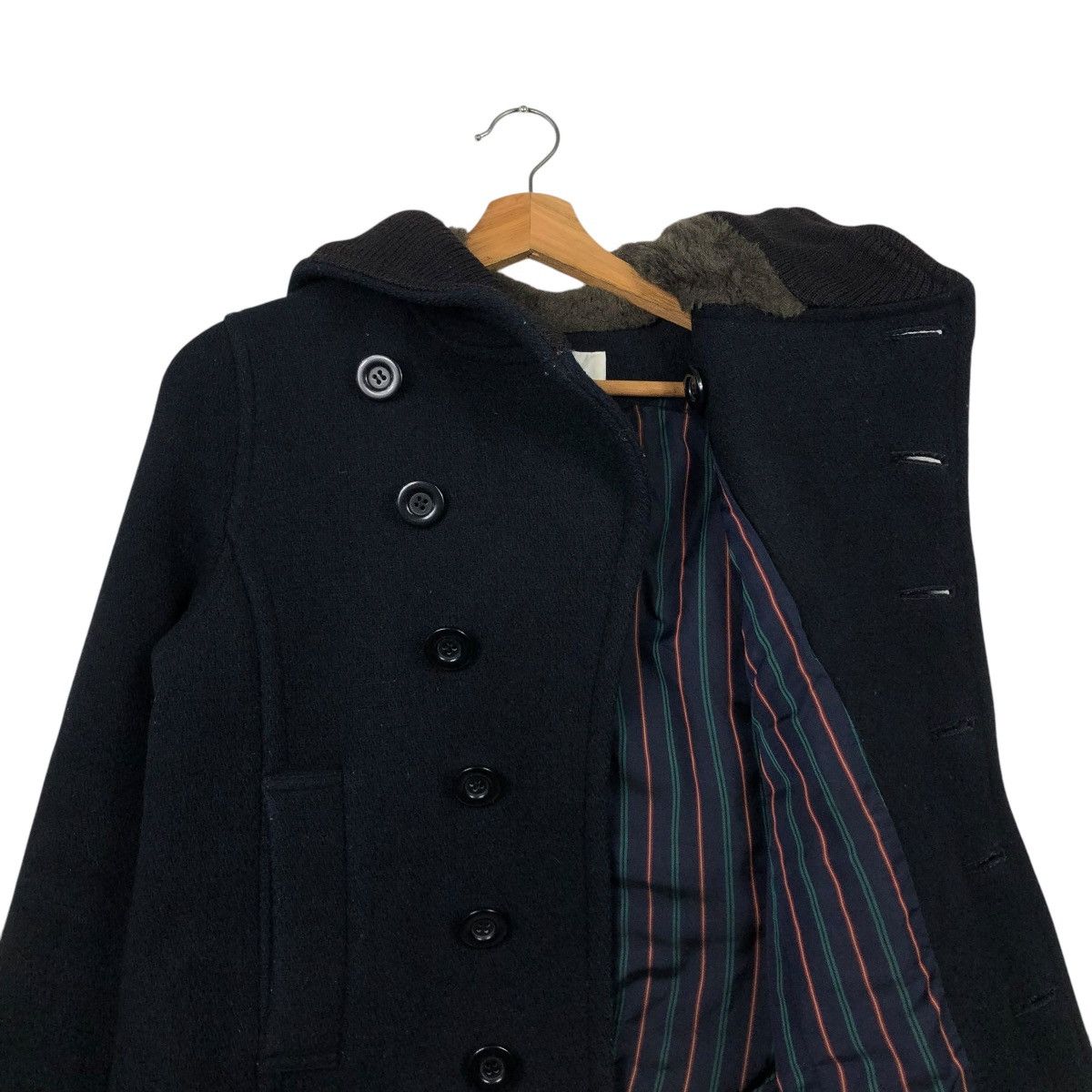 Issey Miyake 🔥VINTAGE WOOL JACKET BIKER SUNAOKUWAHARA BLANKET FUR HOODIE Size US S / EU 44-46 / 1 - 13 Thumbnail