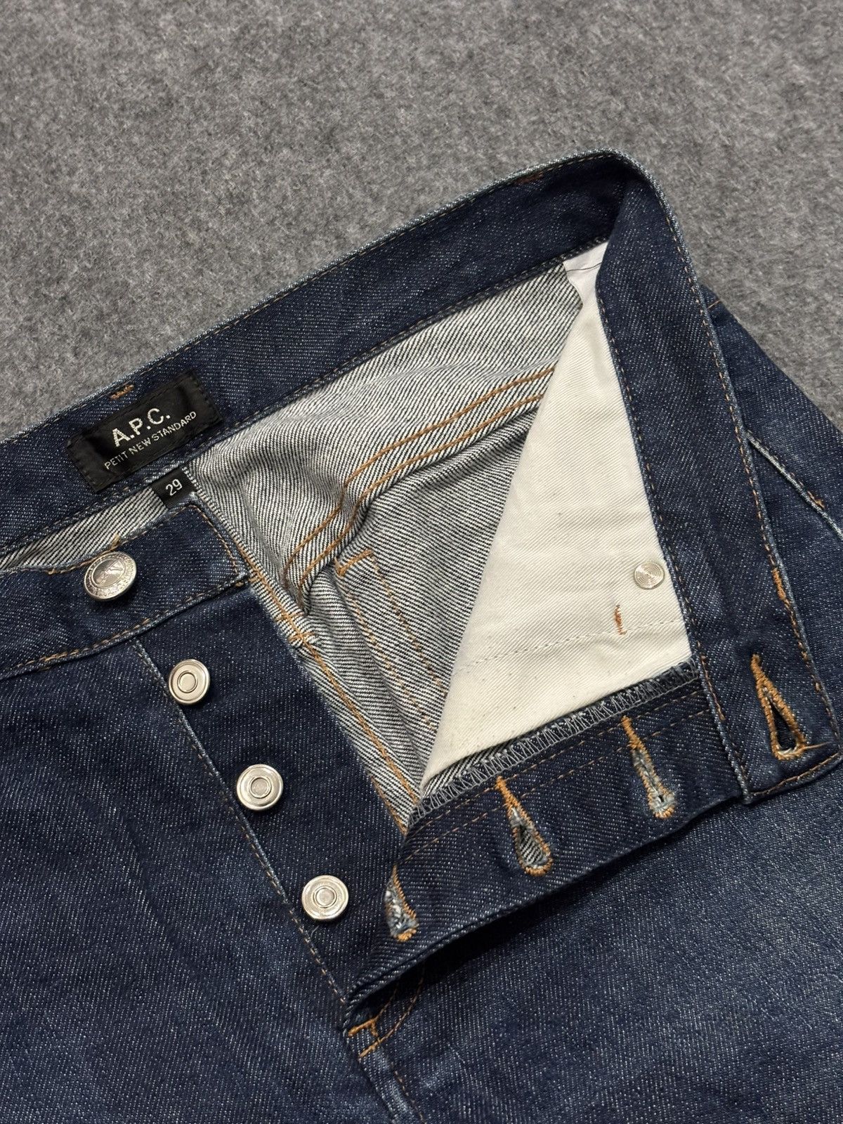 A.P.C. APC Petit New Standard Blue Jeans 29 Size US 29 - 5 Thumbnail