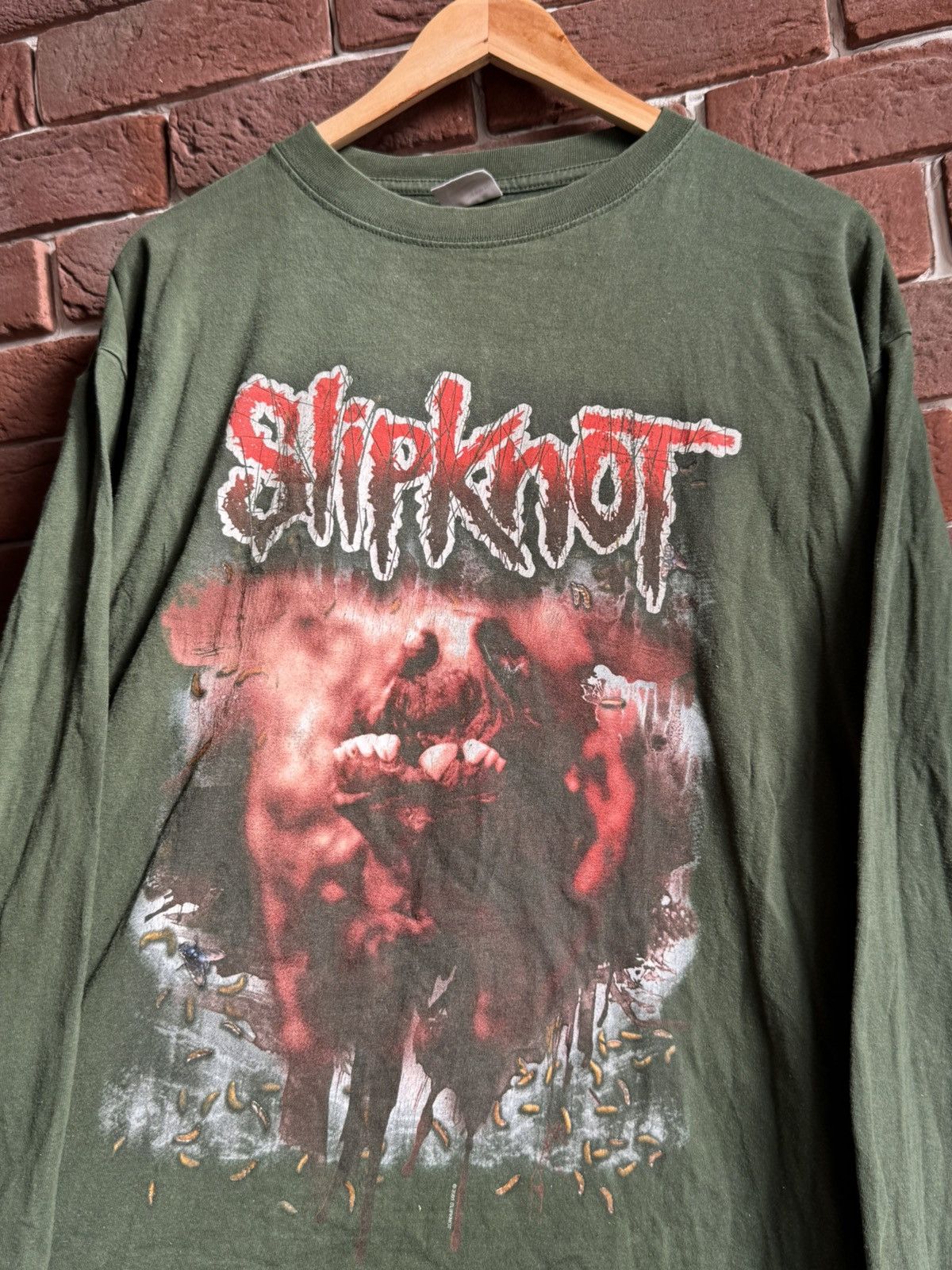 Band Tees 2001 Slipknot Vintage Band Tshirt Rare Print Metal Hype 00s Size US L / EU 52-54 / 3 - 6 Thumbnail