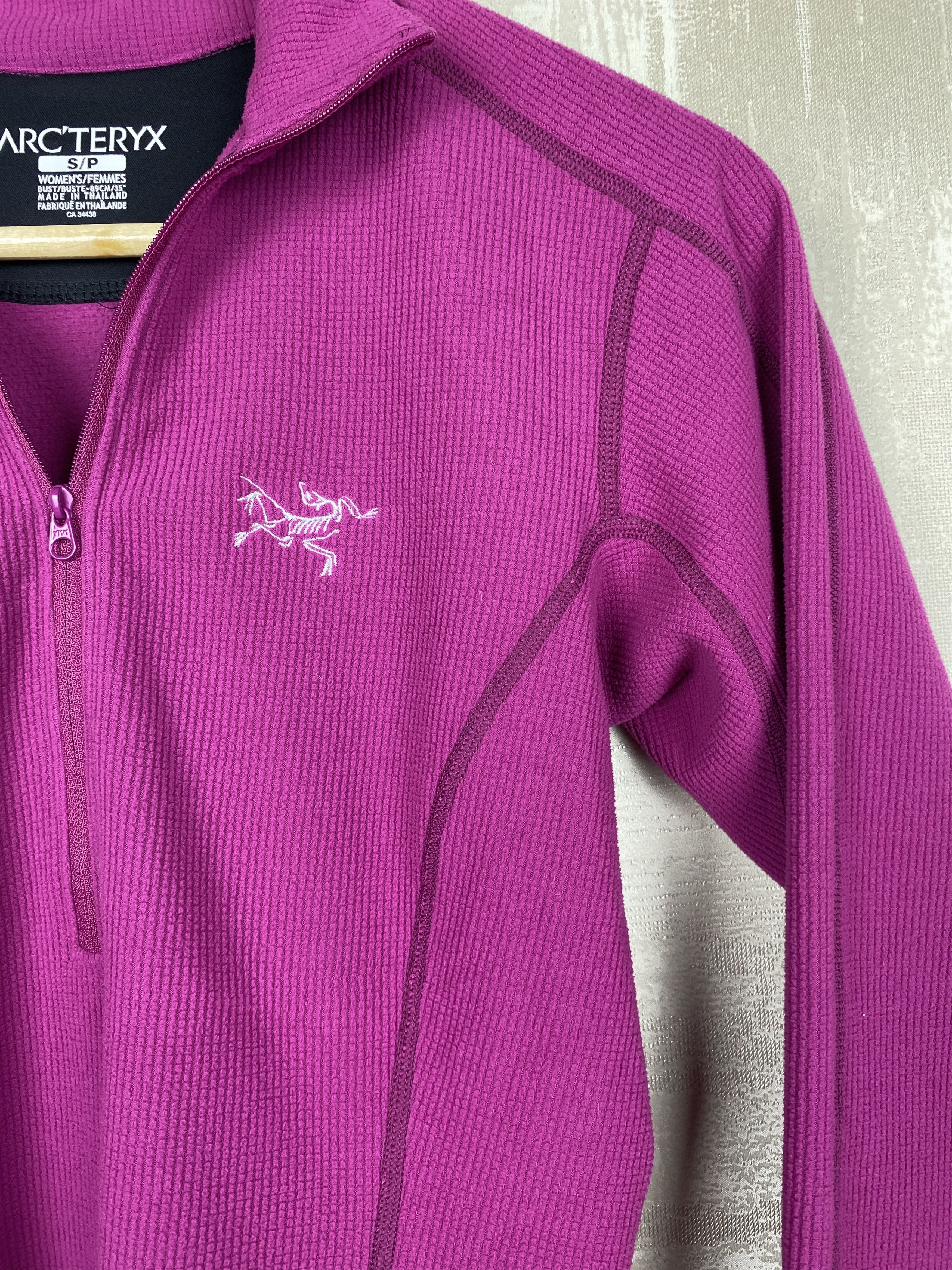 Arc'teryx Arcteryx Polartec Pink Activewear Fleece 1/4 Zip Top Size S / US 4 / IT 40 - 5 Thumbnail