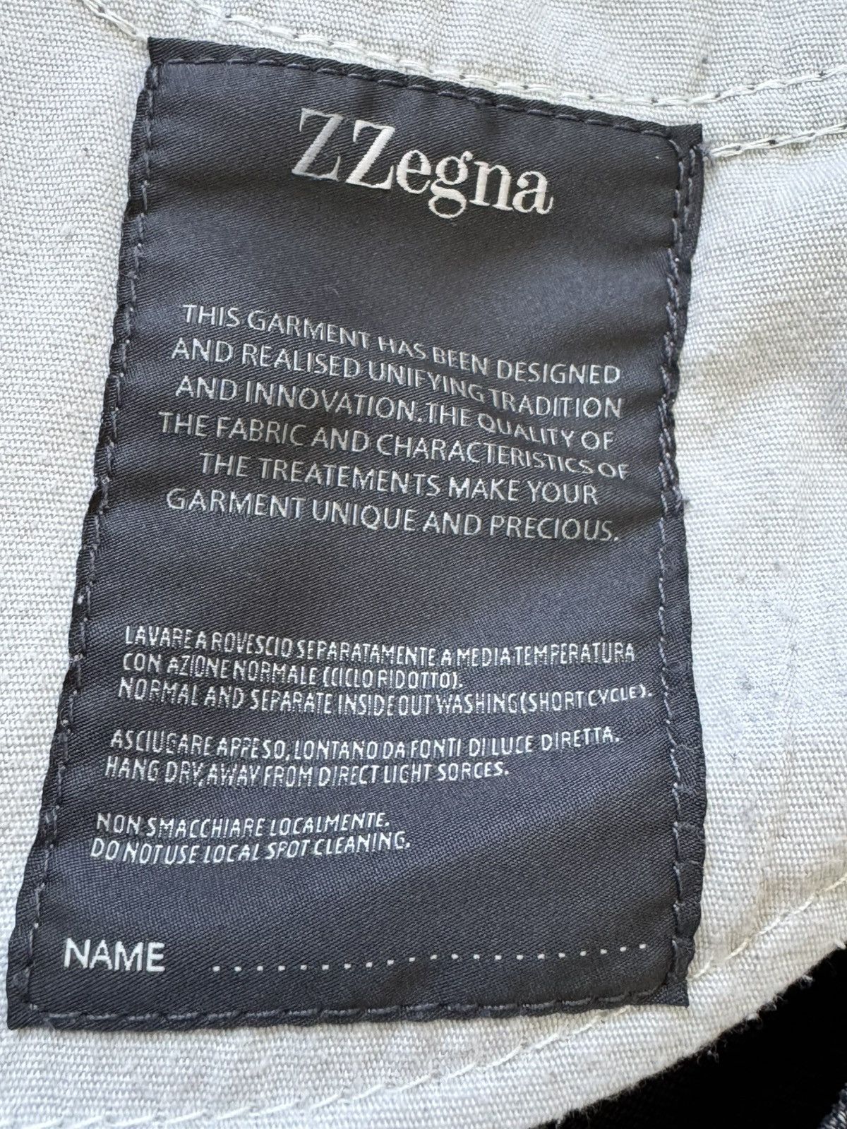 Z Zegna Z Zegna Dark Denim Jeans Slim Fit Size 32 Size US 32 / EU 48 - 6 Thumbnail