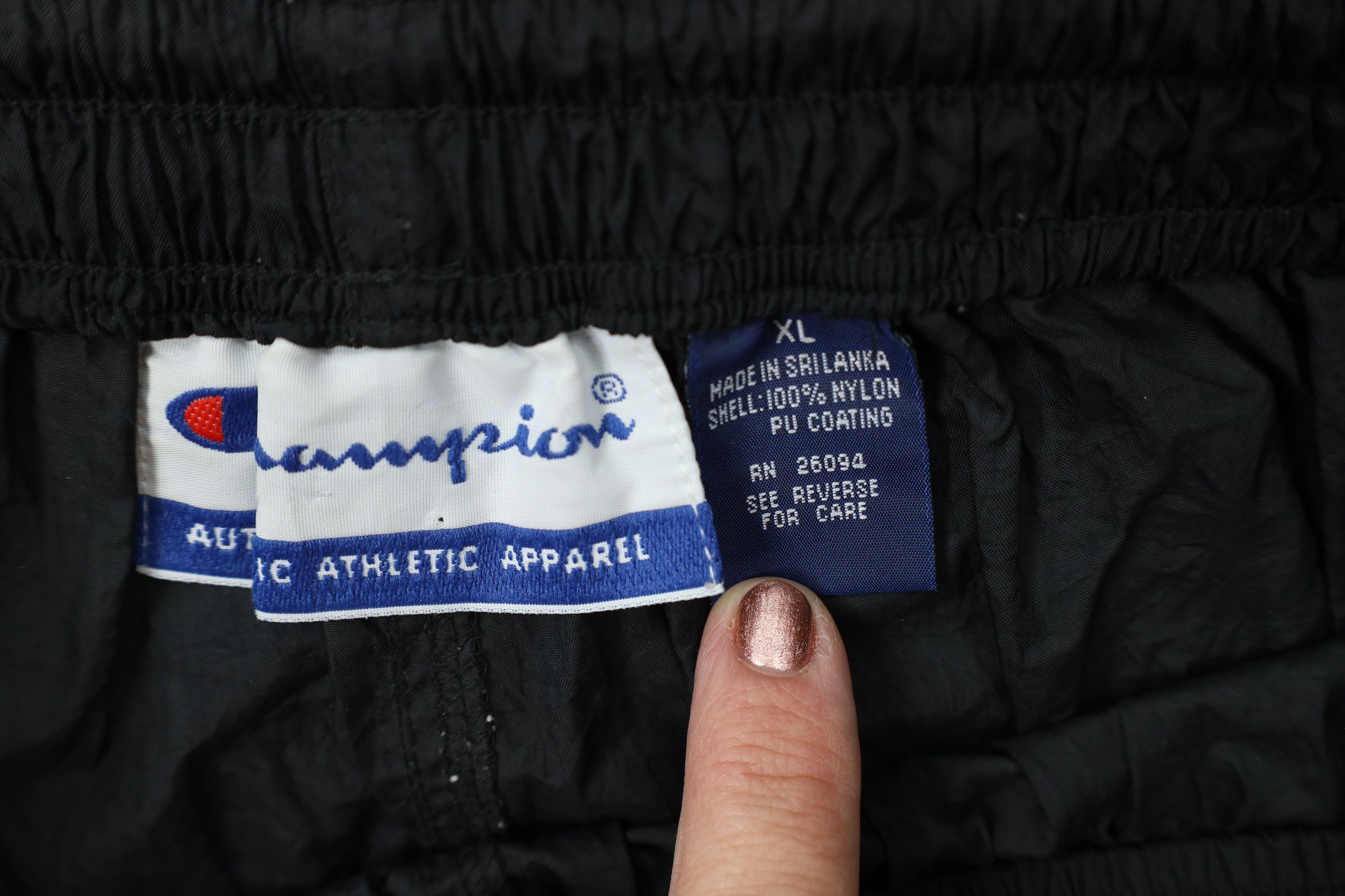 Champion Vintage 90s Champion Logo Cuffed Windbreaker Joggers Pants Size US 38 / EU 54 - 8 Thumbnail