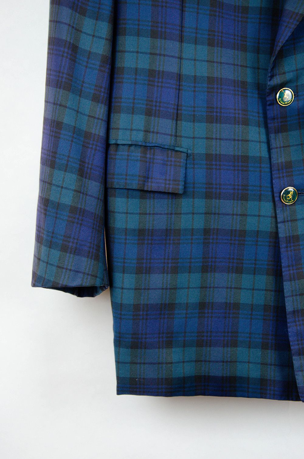 Brioni Brioni Tartan DB Blazer – Black Watch – EU 54 Size 54R - 3 Thumbnail