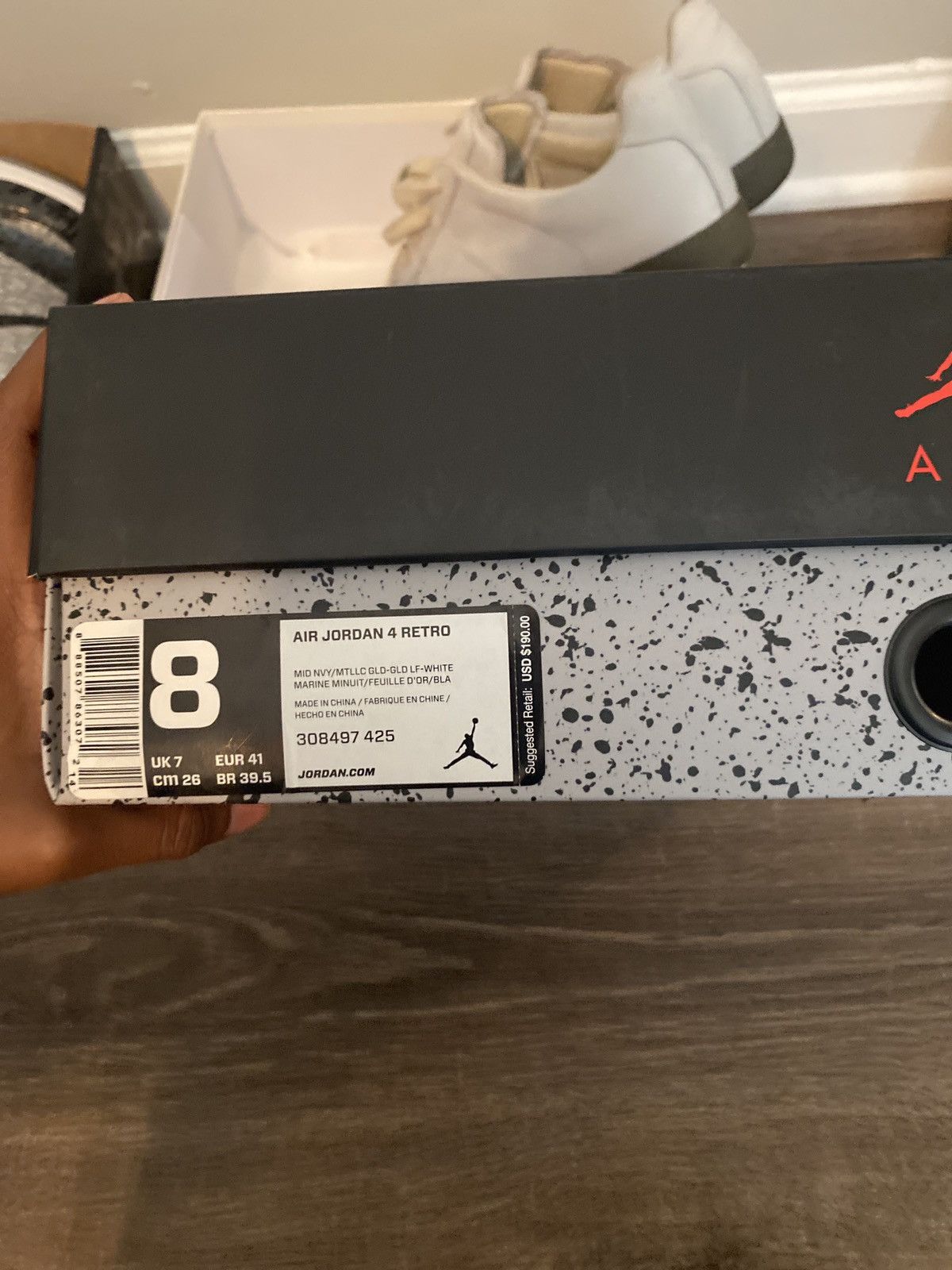 Jordan Brand Jordan 4 retro Dunk From Above Size US 8.5 / EU 41-42 - 7 Thumbnail