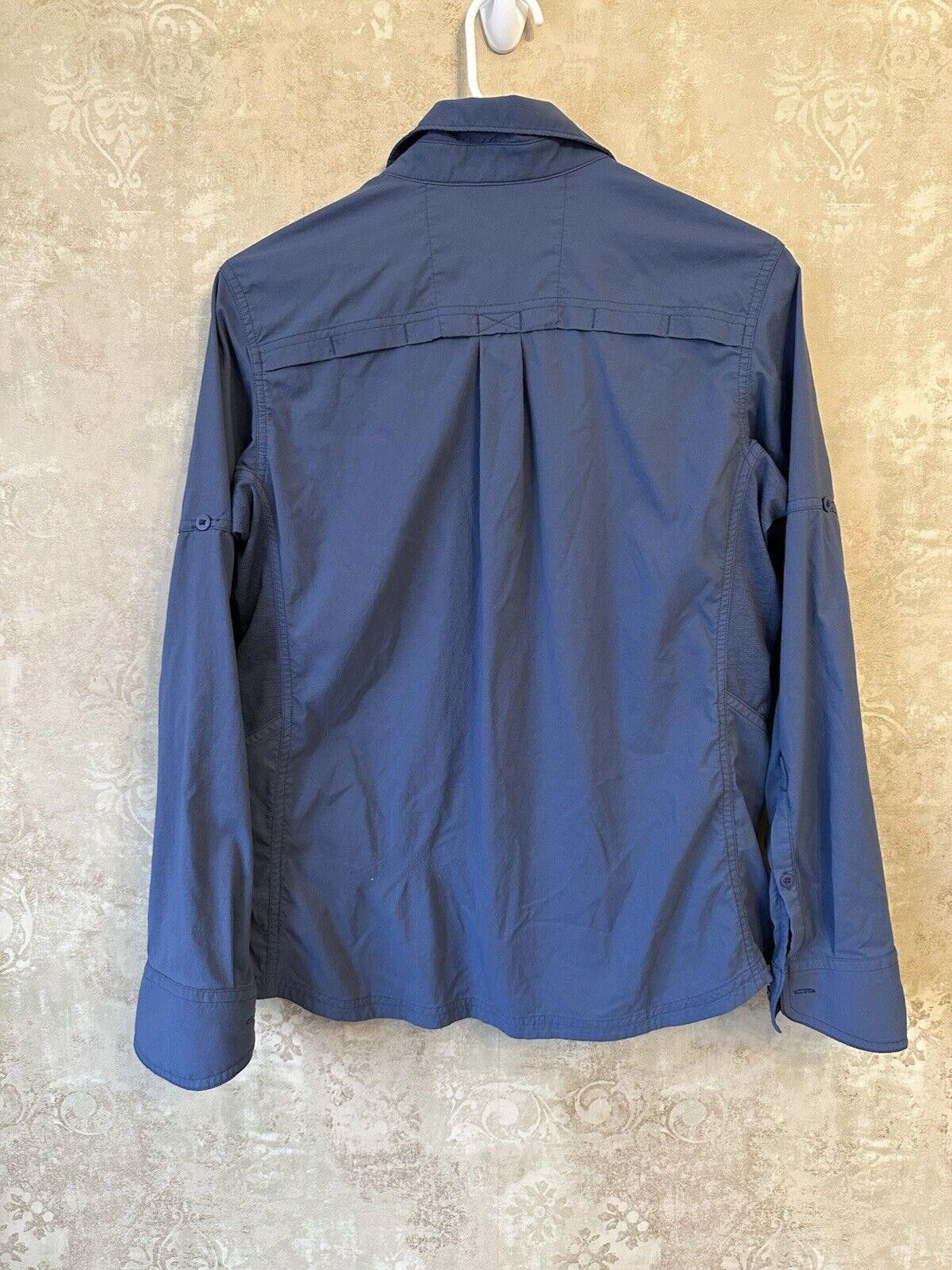 Rei Rei Shirt Women's Medium Blue Button Down Outdoor Size M / US 6-8 / IT 42-44 - 7 Thumbnail
