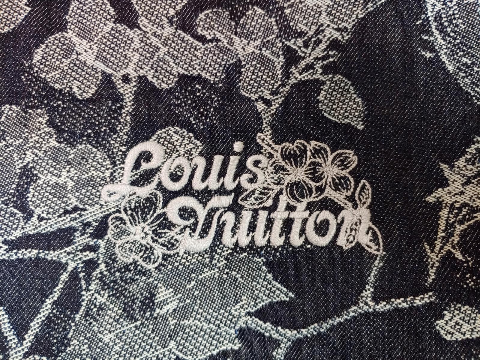 Louis Vuitton Louis Vuitton LV Waves Floral Jacquard Denim Shorts in Blue Size US 36 / EU 52 - 11 Thumbnail