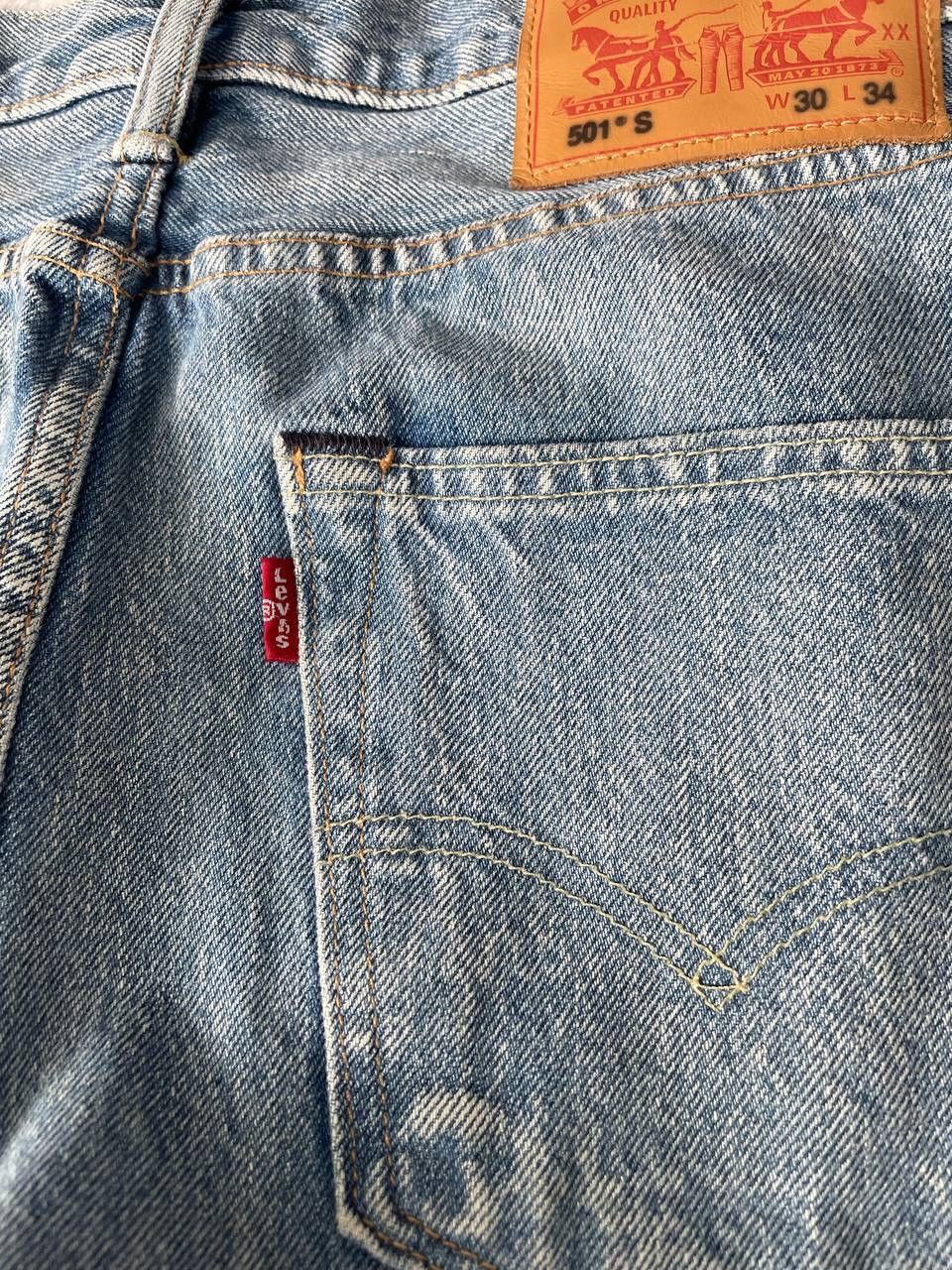 Levi's × Levi's Vintage Clothing × Vintage Vintage Levi’s 501 Washed Blue Denim Jeans Pants Y2K Rare Size US 32 / EU 48 - 3 Thumbnail