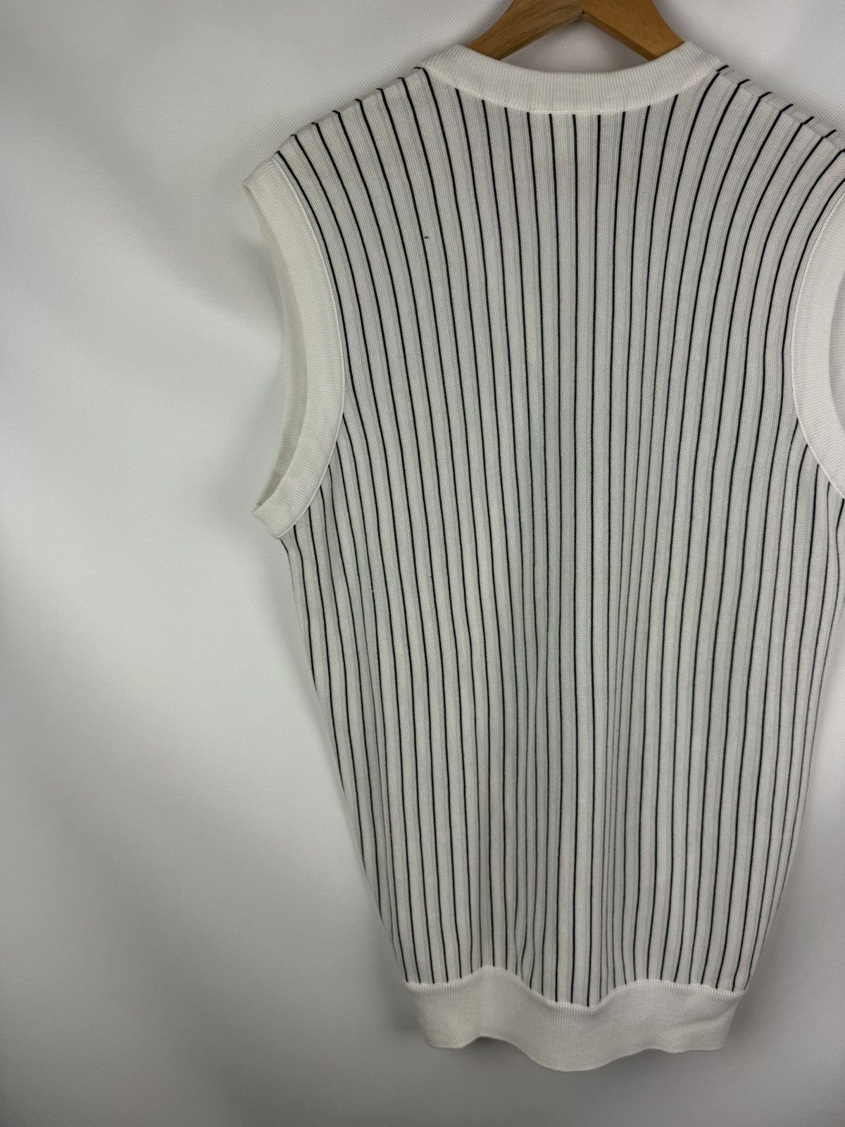 Lacoste Lacoste Limited Edition 75 Anniversary Striped Vest Sweater Size US L / EU 52-54 / 3 - 14 Thumbnail