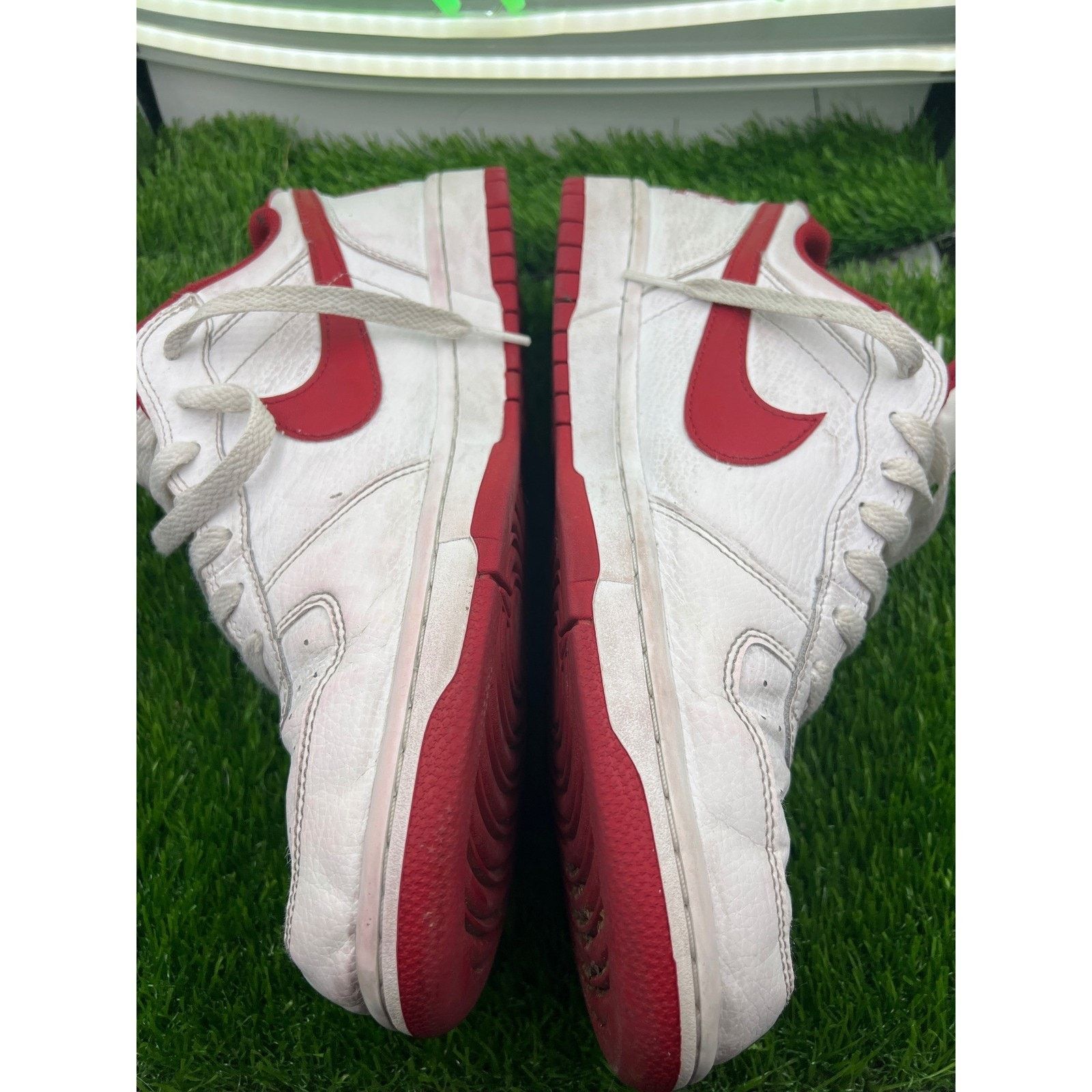 Nike Nike Big Nike Low Athletic Shoes White/Gym Red Men 9 Size US 9 / EU 42 - 3 Thumbnail