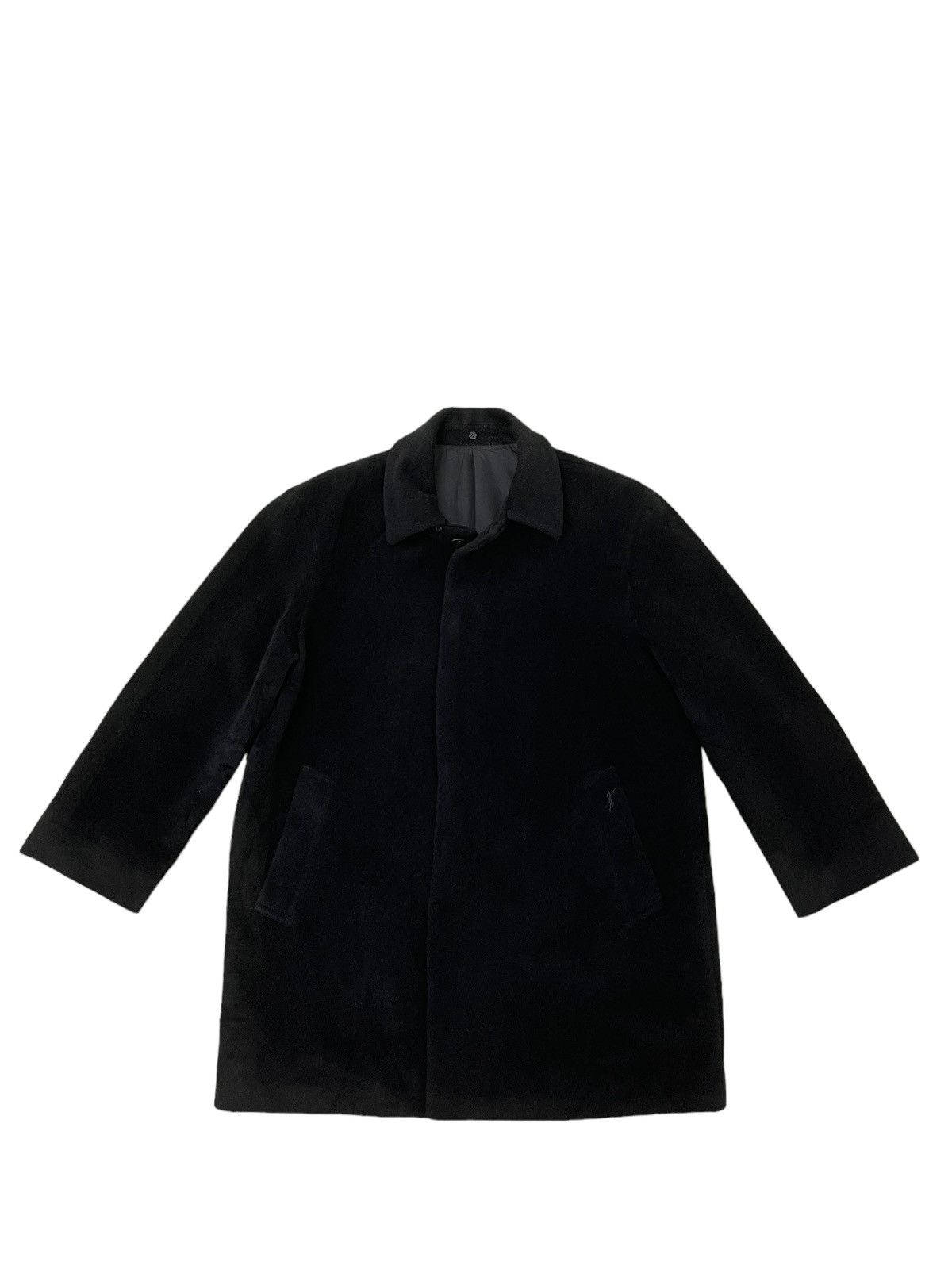 Yves Saint Laurent YSL Polar Fleece Midi Over Coat Vtg Yves Saint Laurent 5🟩6 Size US L / EU 52-54 / 3 - 4 Thumbnail