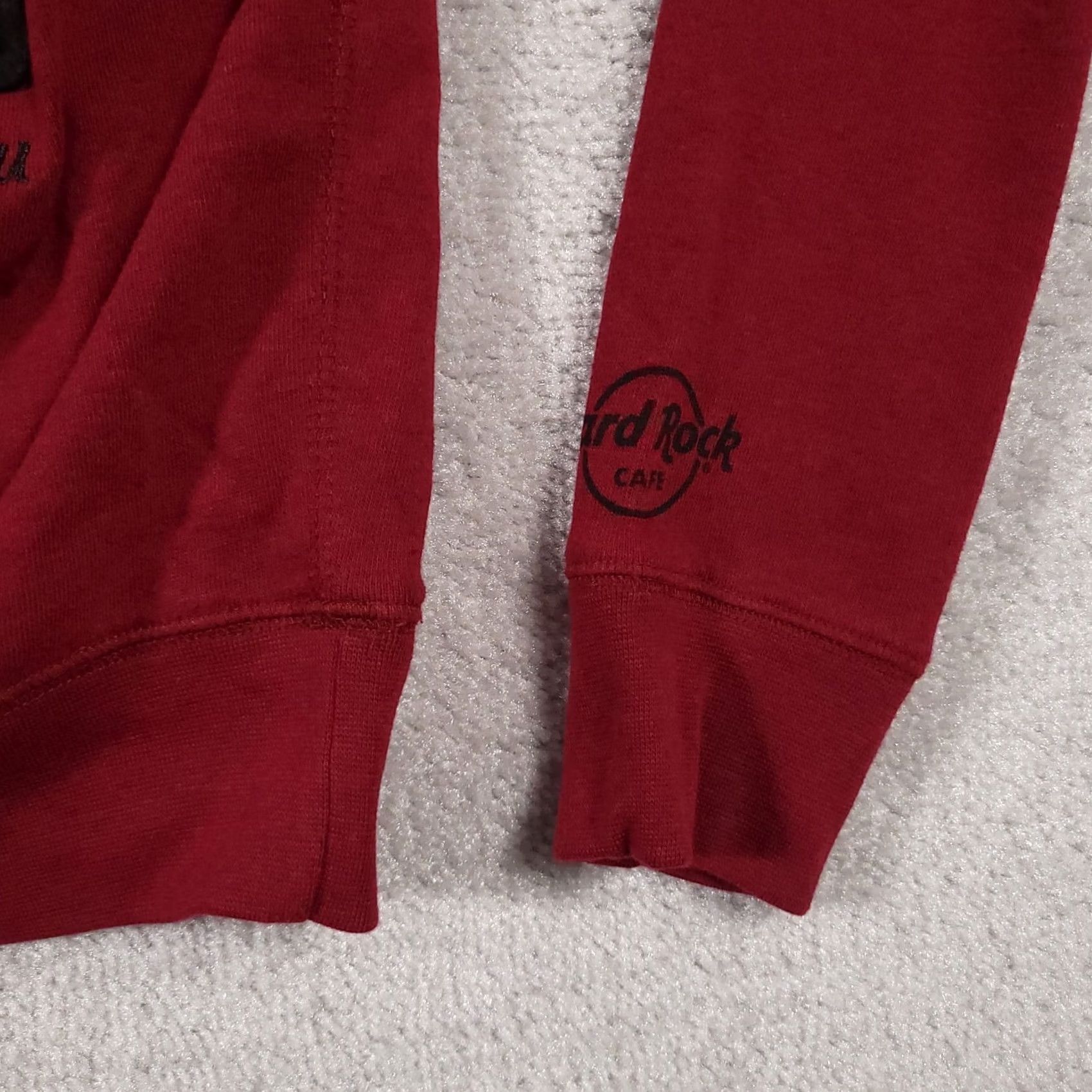 Hard Rock Cafe Hard Rock Cafe Sweatshirt Womens Red Crop Crewneck Honolulu Embroidered Pullover Size M / US 6-8 / IT 42-44 - 5 Thumbnail