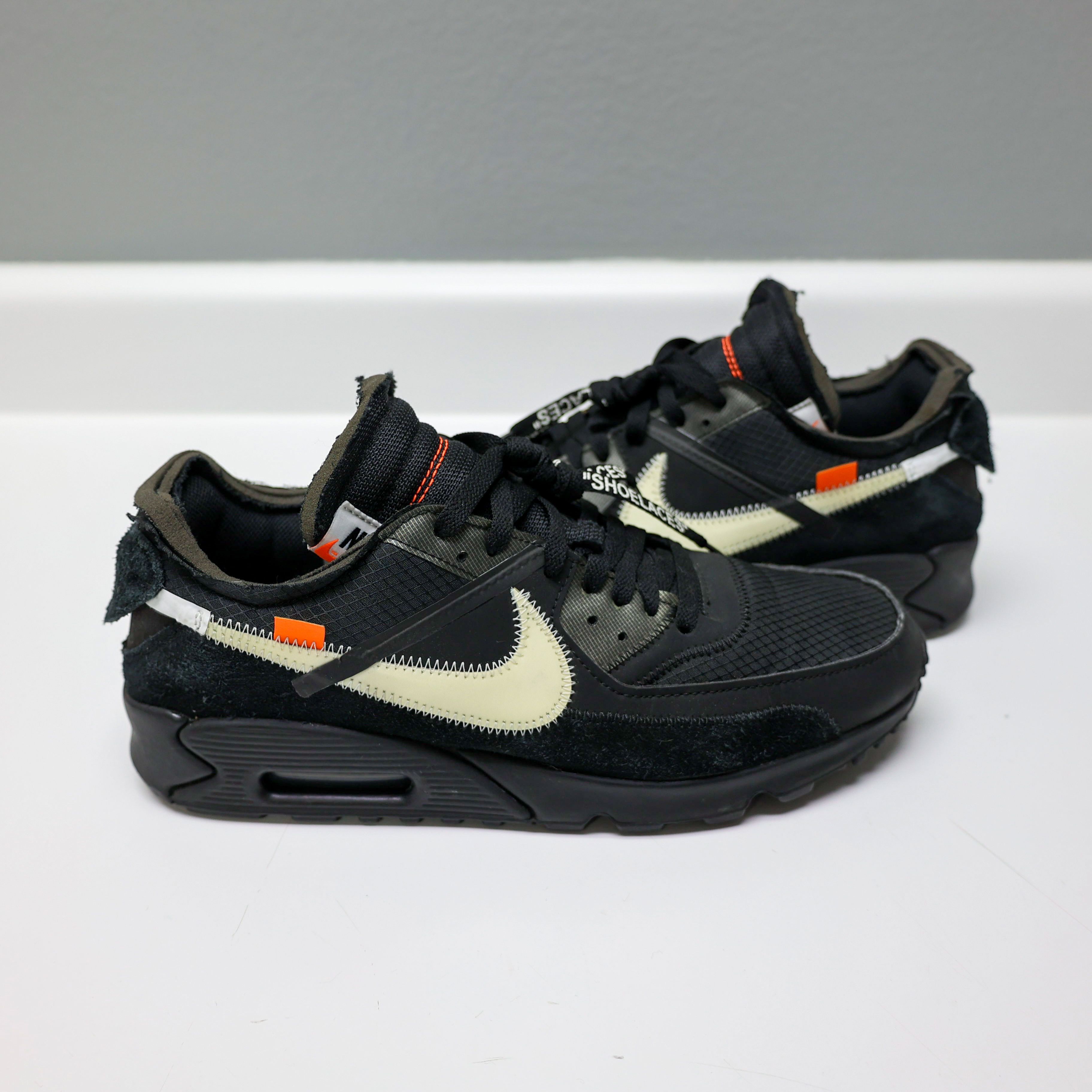 Nike × Off-White Off White x Air Max 90 - Black Size US 11 / EU 44 - 1 Thumbnail