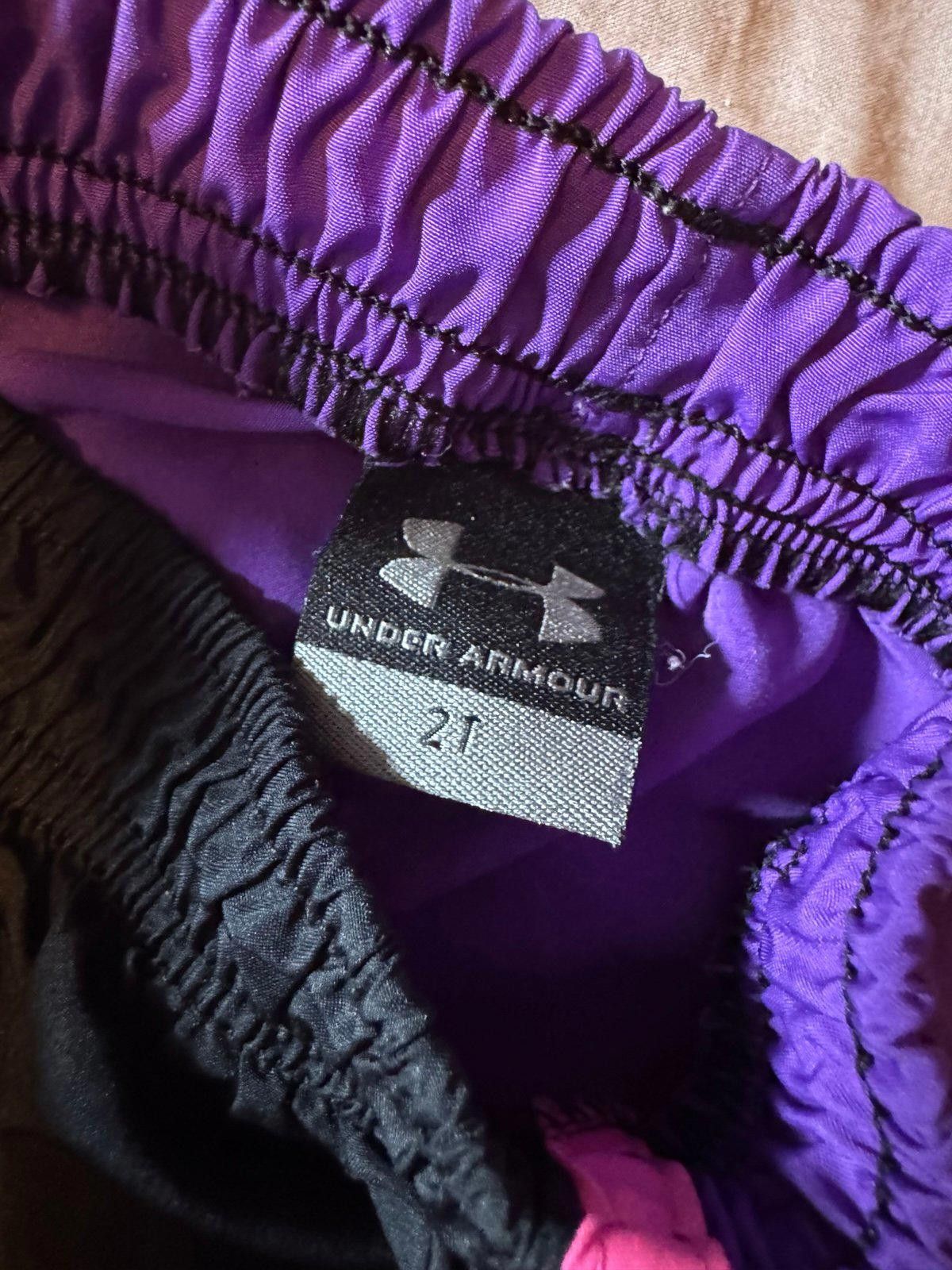Under Armour 2T Under Armour Shorts Pink Purple Black Size 24" / US 00 / IT 34 - 3 Thumbnail