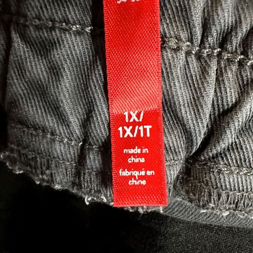 Spanx Spanx Jean Jogger Pants Womens 1X Gray Pull On Elastic Waist Ankle Zip Stretch Jeans Jogger Pants Women Plus Size 1X Gray Size 40" / US 18 - 6 Thumbnail