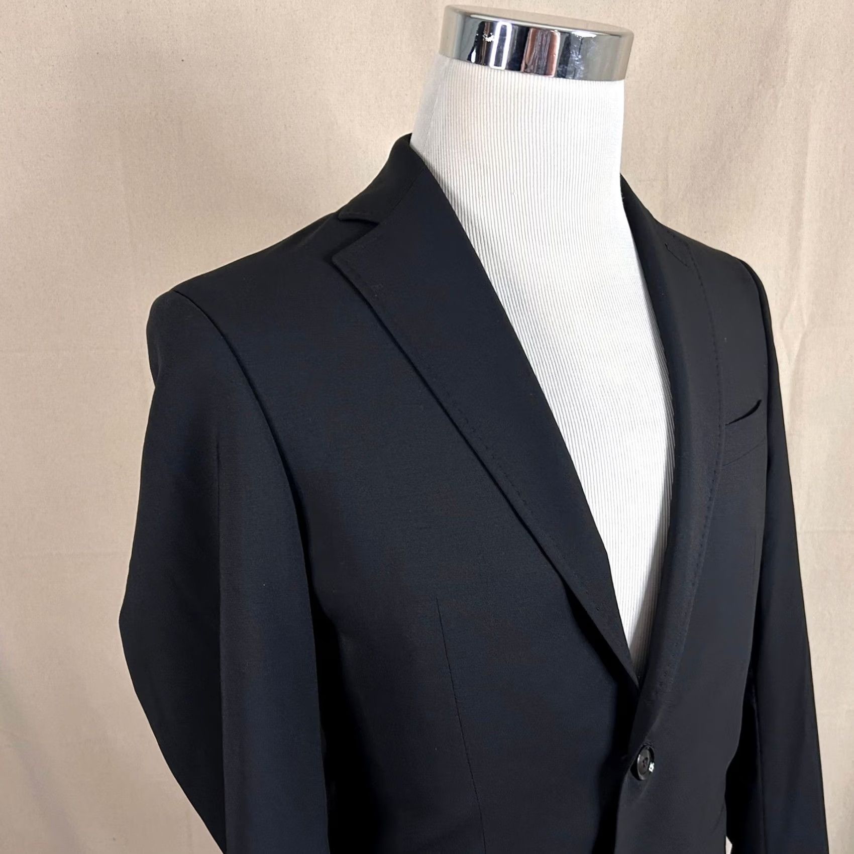 Ted Baker Ted Baker Sport Coat 36S Black Wool Two Button Double Vented Size US XXS / EU 40 - 2 Thumbnail
