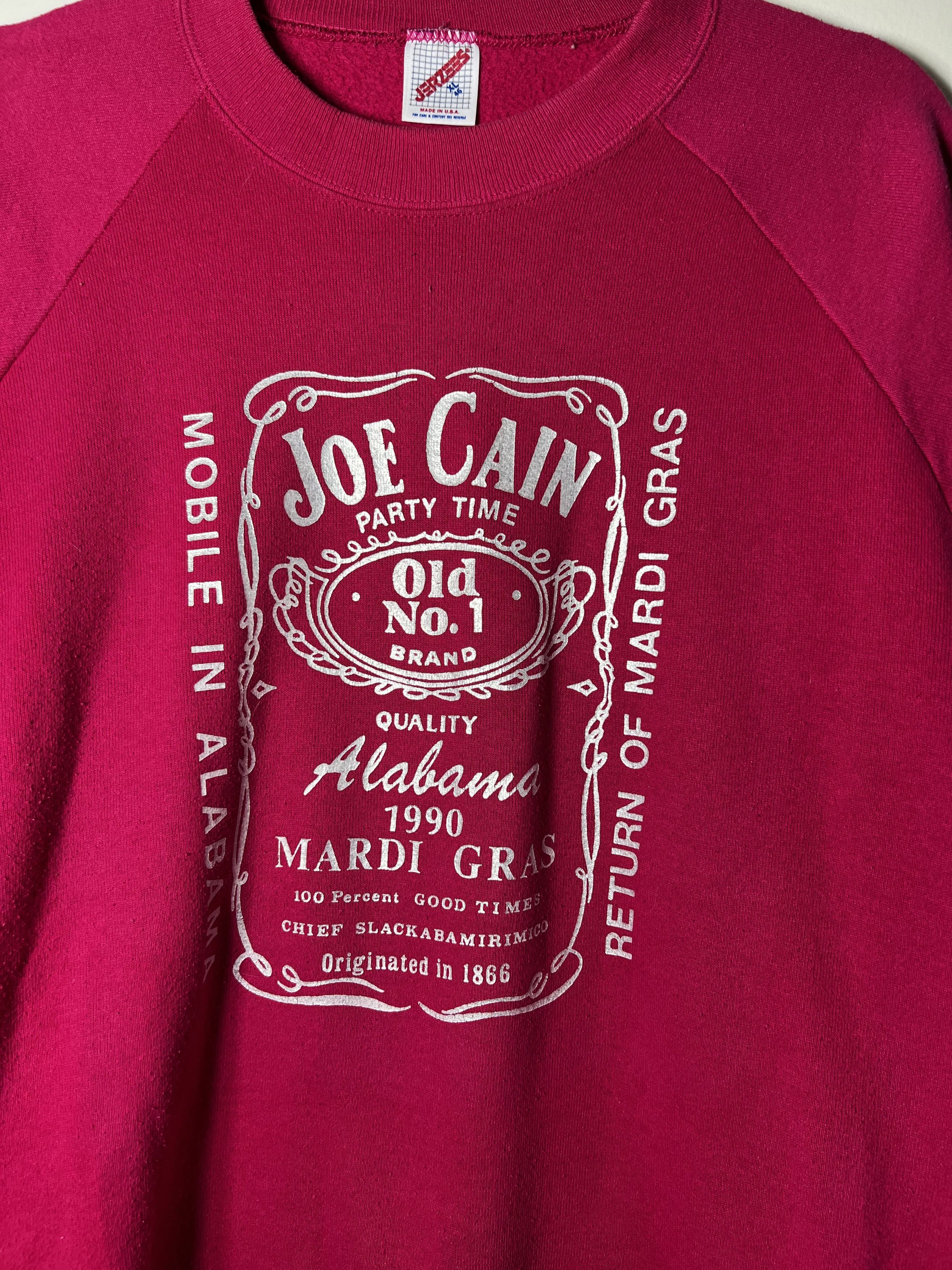 Vintage Vintage 1990's Joe Cain Mobile, Alabama Mardi Gras Crewneck Size US XL / EU 56 / 4 - 2 Thumbnail