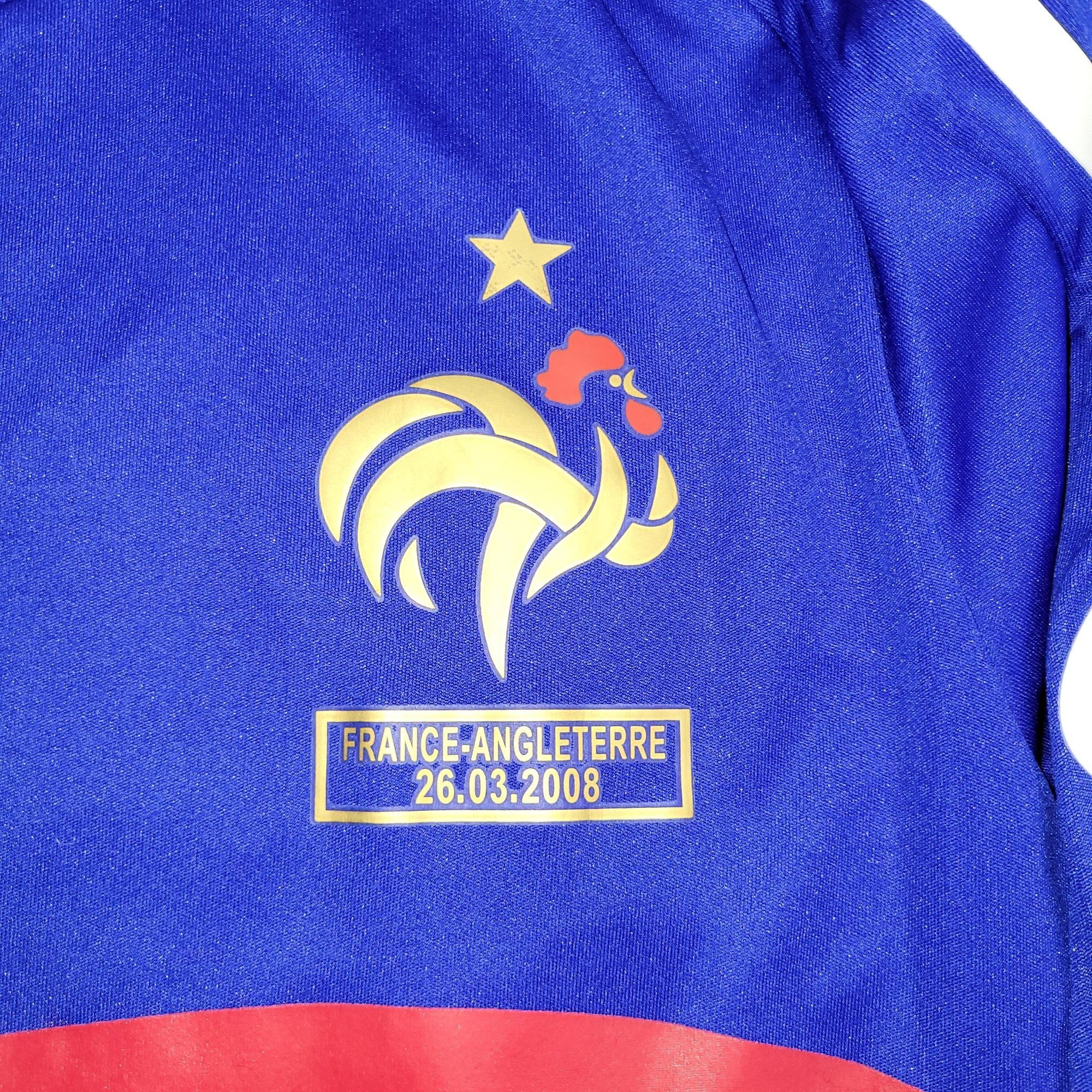 Adidas Ribery France 2008 Player Issue Long Sleeve Soccer Jersey M Size US M / EU 48-50 / 2 - 4 Thumbnail
