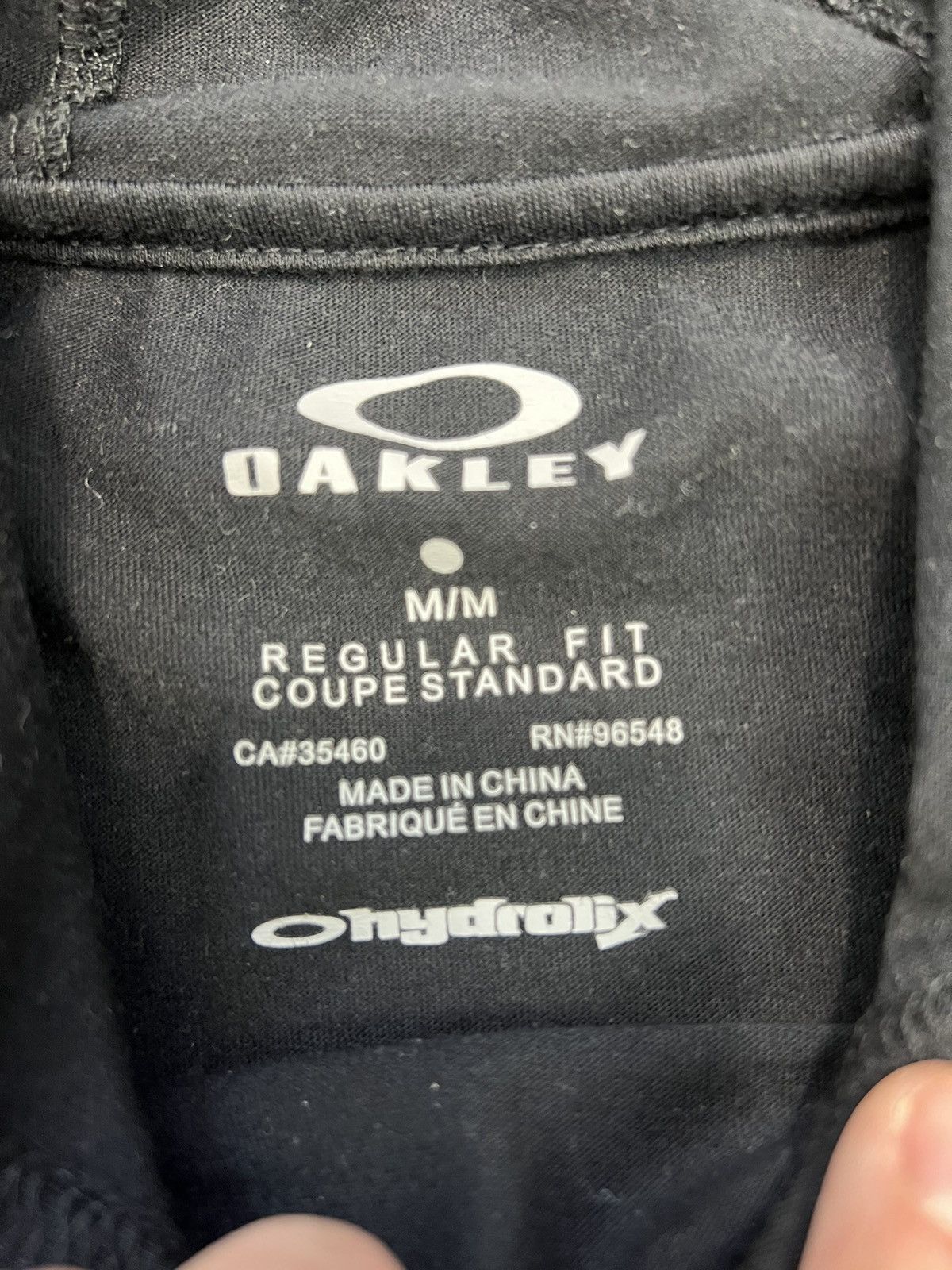 Oakley Hoodie Oakley Hydrolix black big logo Size US M / EU 48-50 / 2 - 3 Thumbnail