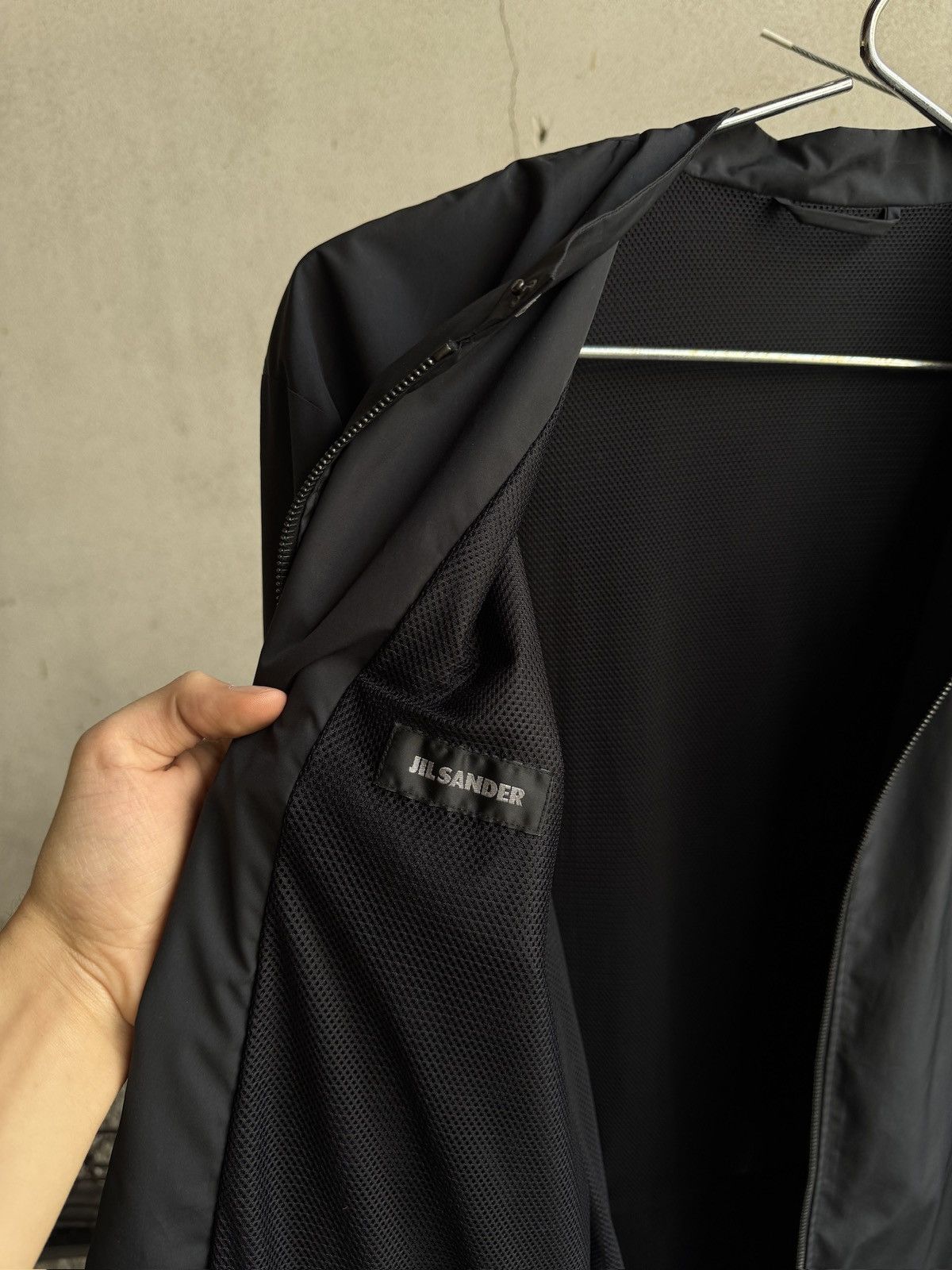 Jil Sander Jil Sander Double Layered Black Nylon Moto J Size US M / EU 48-50 / 2 - 15 Thumbnail