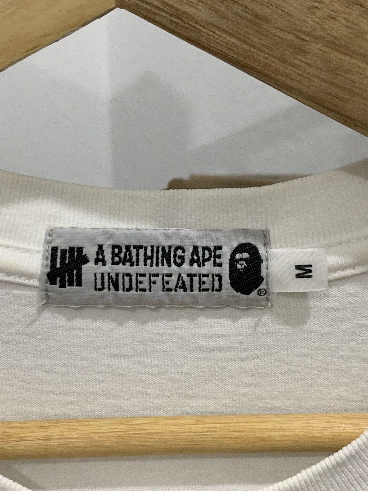 Bape Bape x undefeated College Tee Size US M / EU 48-50 / 2 - 5 Thumbnail
