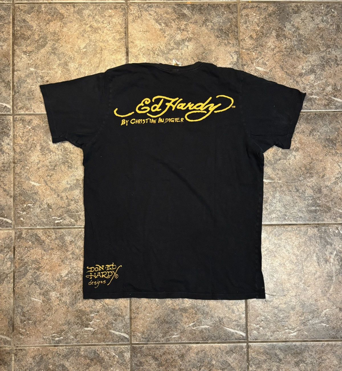 Ed Hardy Vintage Ed Hardy By Christian Audigier Dead Or Alive Skulls Size US M / EU 48-50 / 2 - 2 Thumbnail