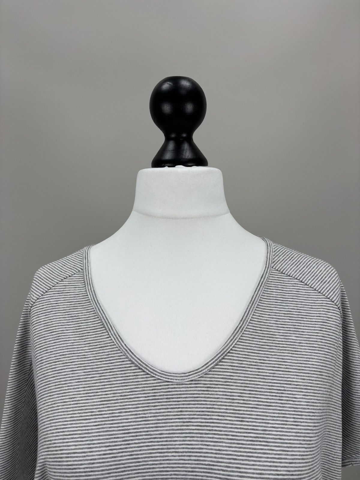 OSKA Womens t shirt OSKA Size 3 Color White/Gray Size L / US 10 / IT 46 - 4 Thumbnail
