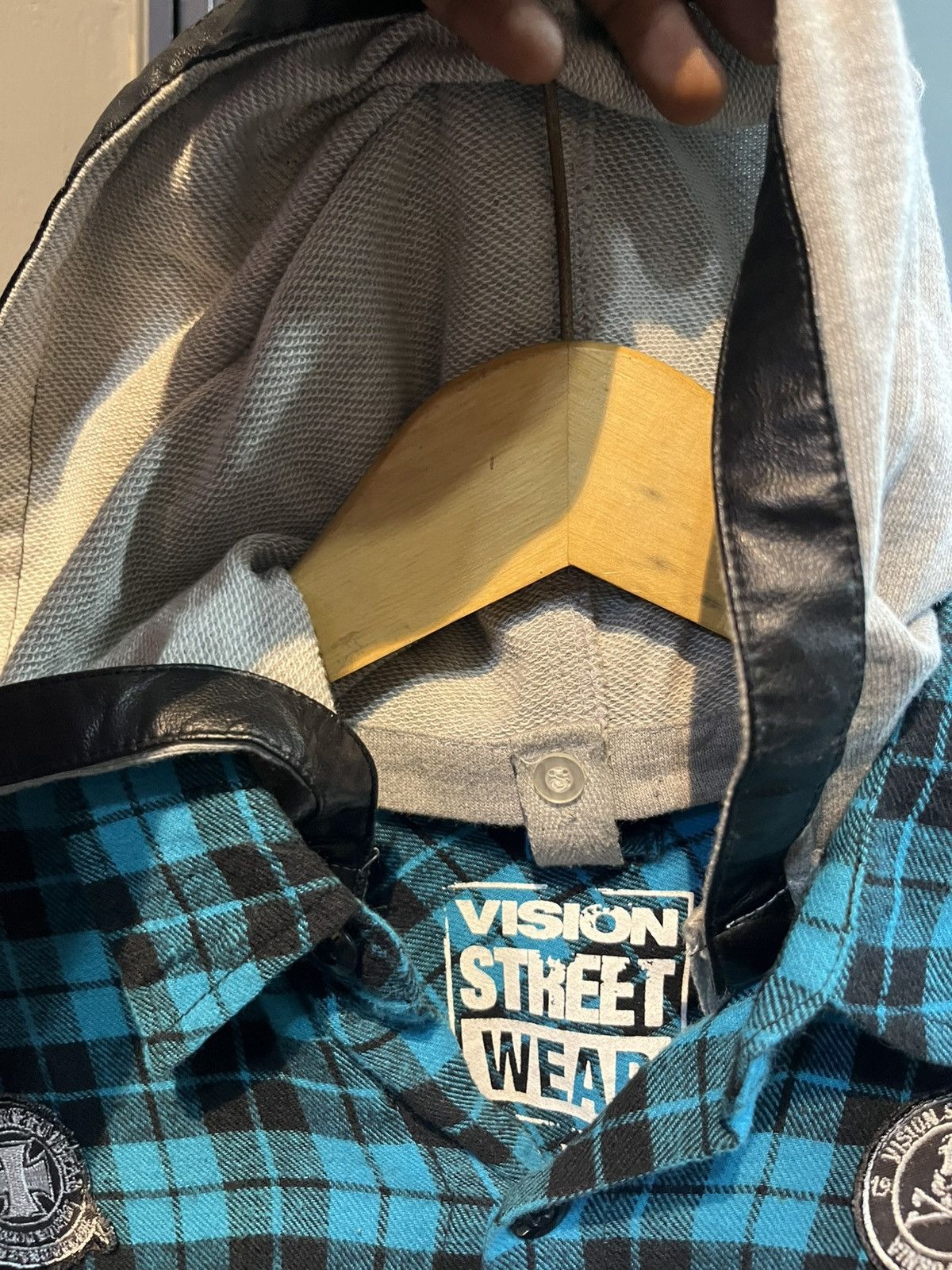 Vision Streetwear Vintage flannel vision street wear 90s button ups shirt Size US M / EU 48-50 / 2 - 6 Thumbnail