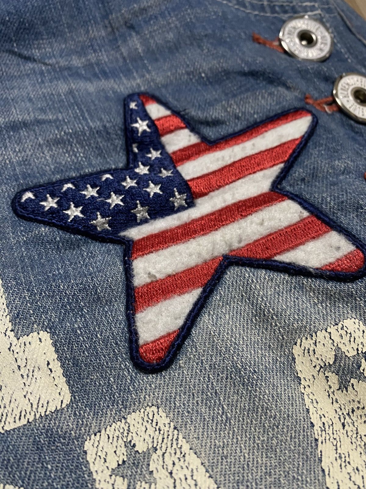 Vintage 💥VINTAGE 90s BLUEMOON USA PATCH💥 Size US 30 / EU 46 - 3 Thumbnail