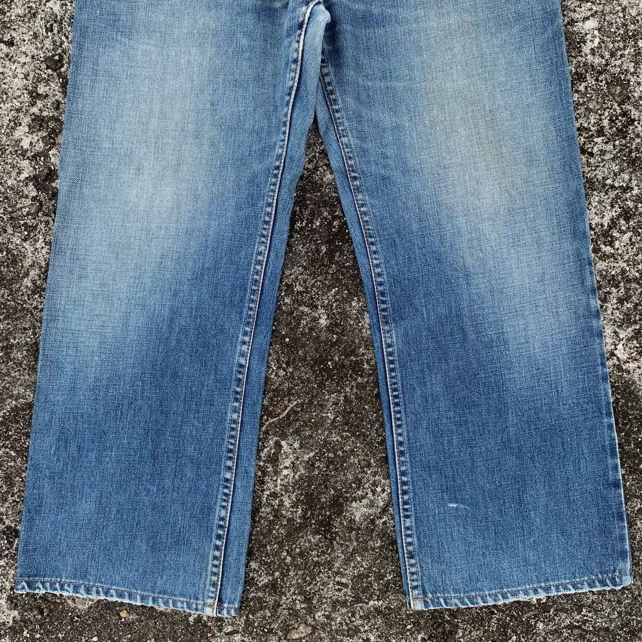 Levi's Vintage Levis 506 Cropped Ripped Jeans Light Blue Wash Deni Size US 30 / EU 46 - 4 Thumbnail