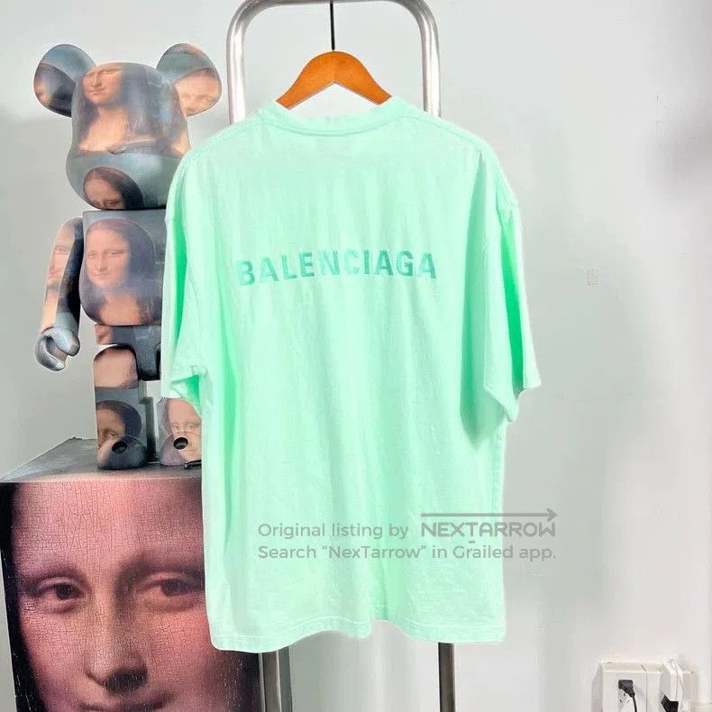 Balenciaga Balenciaga Embroidered Logo Short Sleeve. Size US M / EU 48-50 / 2 - 2 Thumbnail