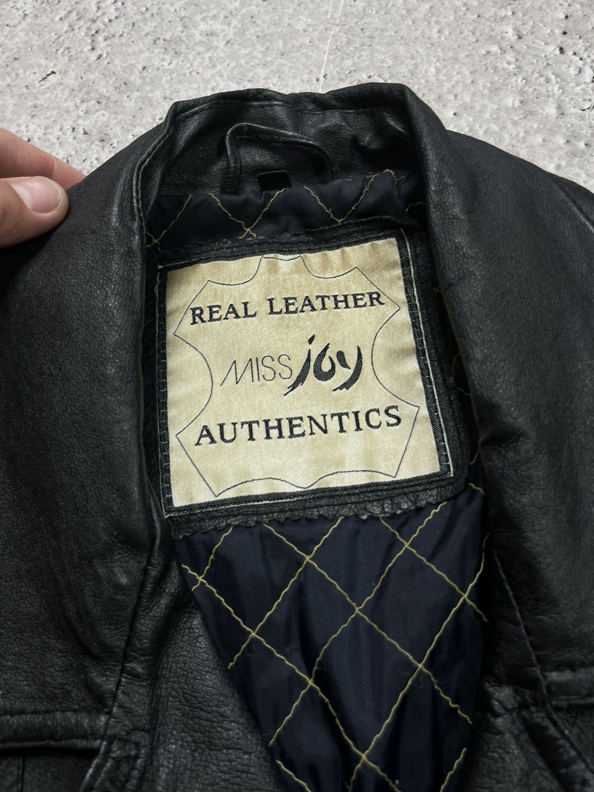 Leather Vintage Black Real Leather Biker Jacket Belted Motorcycle Size US M / EU 48-50 / 2 - 6 Thumbnail