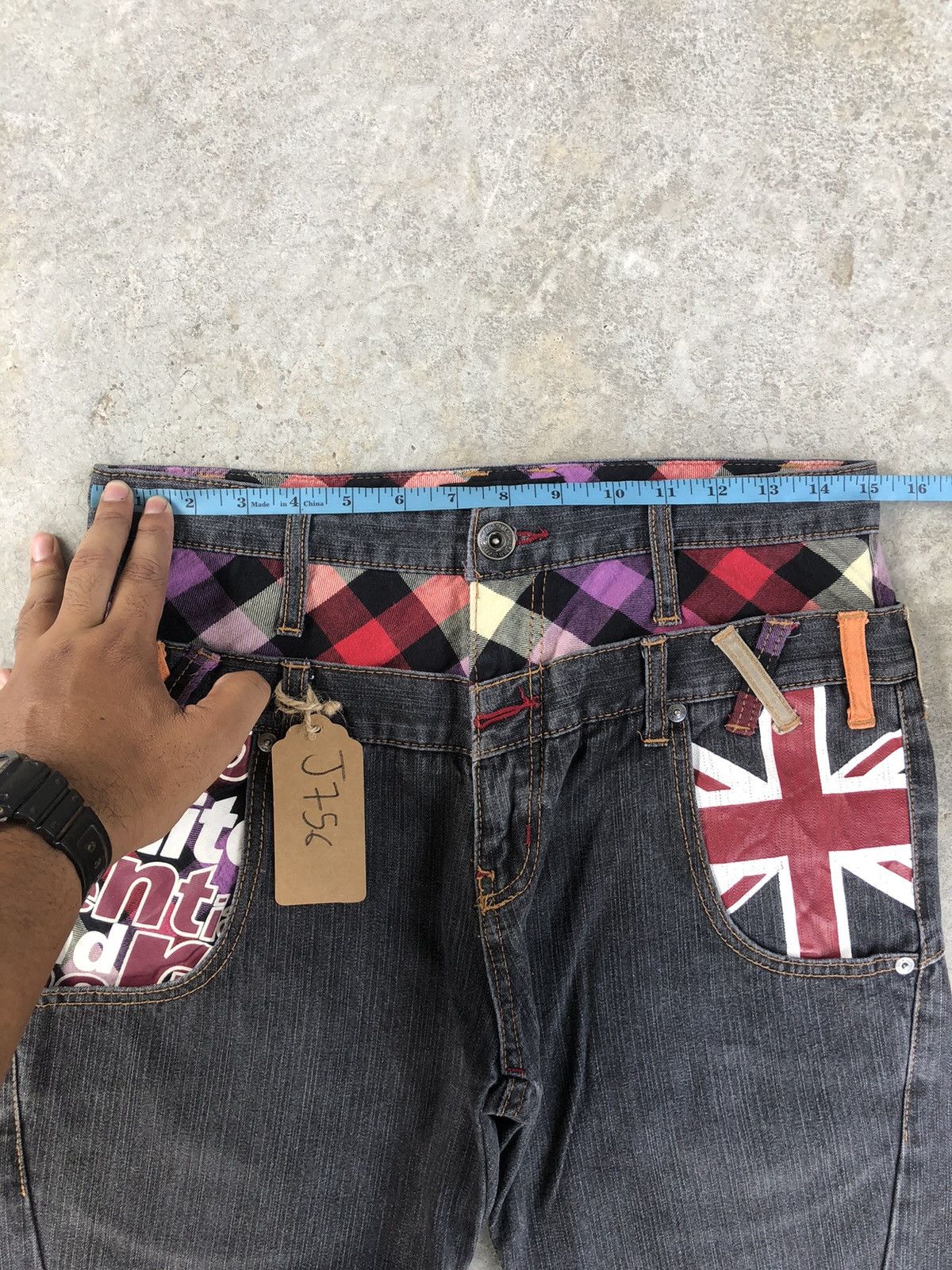Hysteric Glamour Japanese Nylaus Double Waist Distressed Jeans Size US 30 / EU 46 - 16 Thumbnail