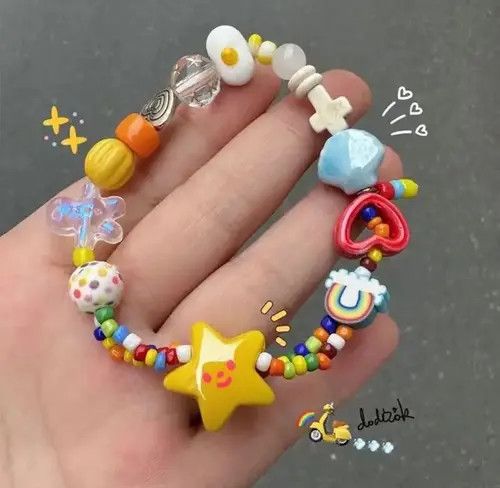 Jewelry Colorful Beaded Bracelet Size ONE SIZE - 1 Thumbnail