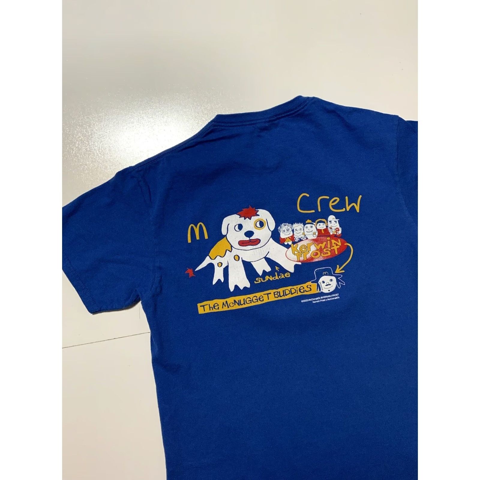 Delta Kerwin Frost X McDonald’s McNugget Buddies Crew Collaboration S/S T-Shirt Sz. M Men Blue Delta Regular Size M Shirt Size US M / EU 48-50 / 2 - 4 Thumbnail
