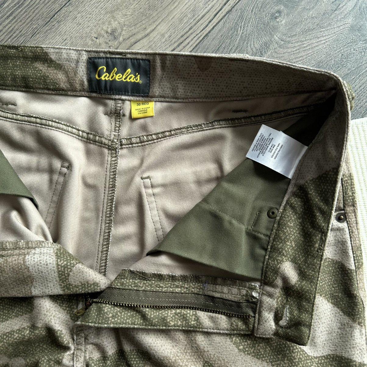 Cabelas Cabelas Microtex Camo Cargo Outdoor Pants Size US 30 / EU 46 - 3 Thumbnail
