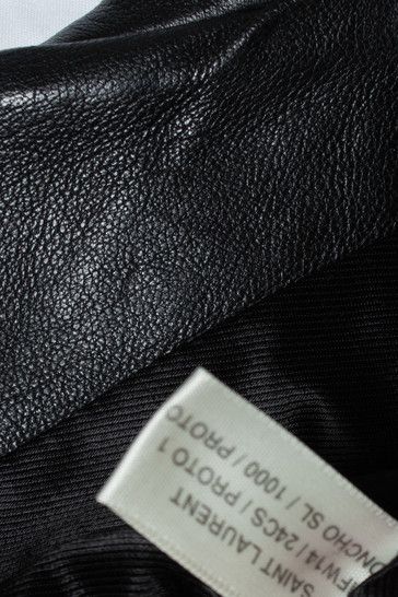 Saint Laurent Paris Saint Laurent, FW14 black leather biker Size US M / EU 48-50 / 2 - 8 Thumbnail
