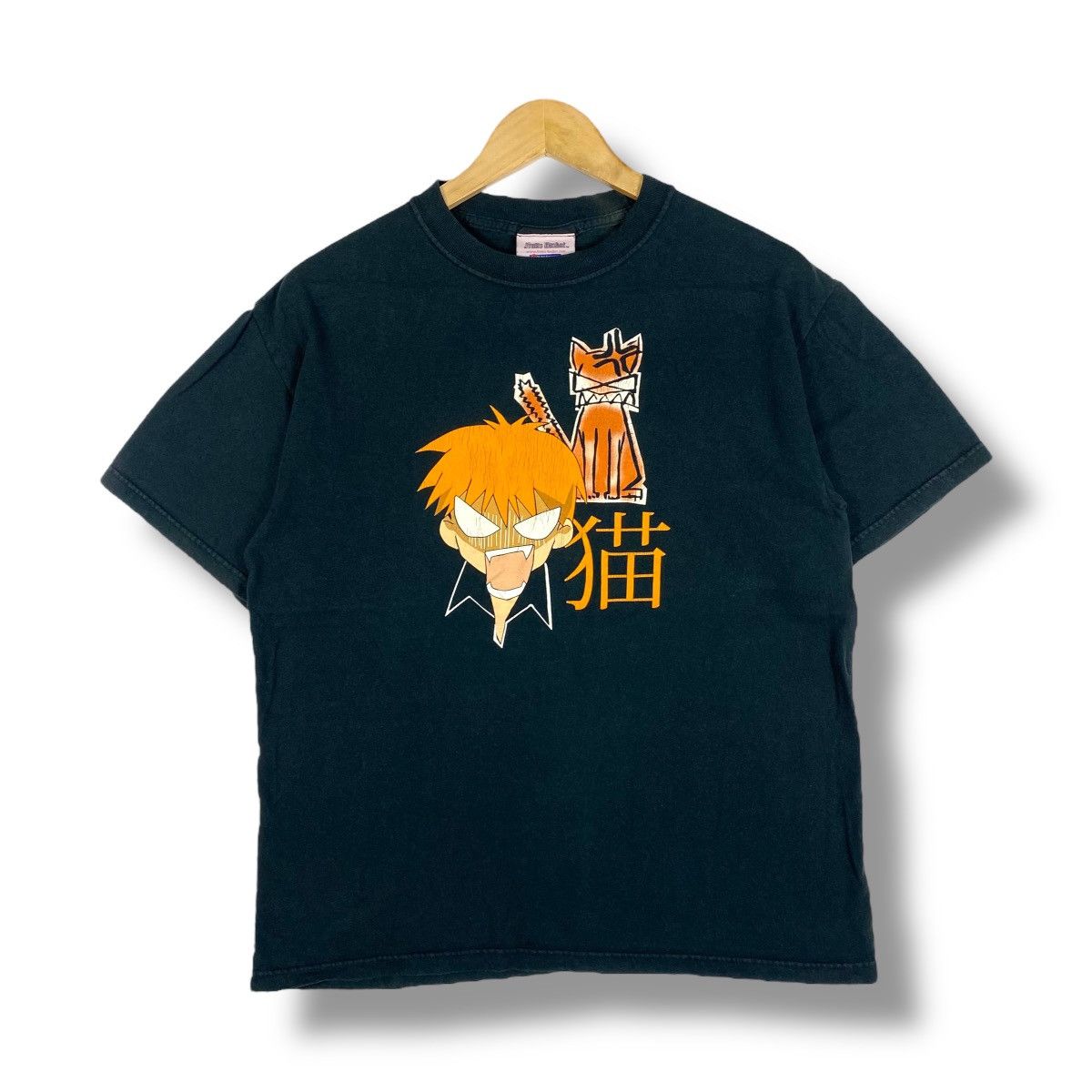 Anime Vintage 00's FRUITS BASKET Kyo Sohma Anime Graphic Tee Shirt Size US M / EU 48-50 / 2 - 1 Thumbnail