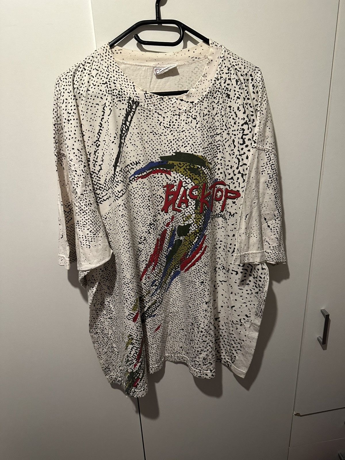 Reebok T-Shirt Shirt Pump Size XXL Vintage Retro blacktop
