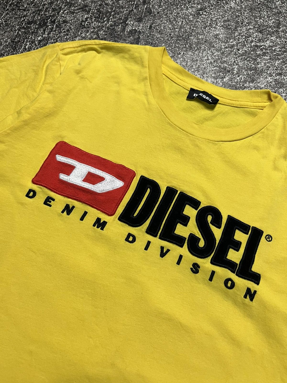 Diesel Diesel Denim Division Yellow T-Shirts Size US M / EU 48-50 / 2 - 2 Thumbnail