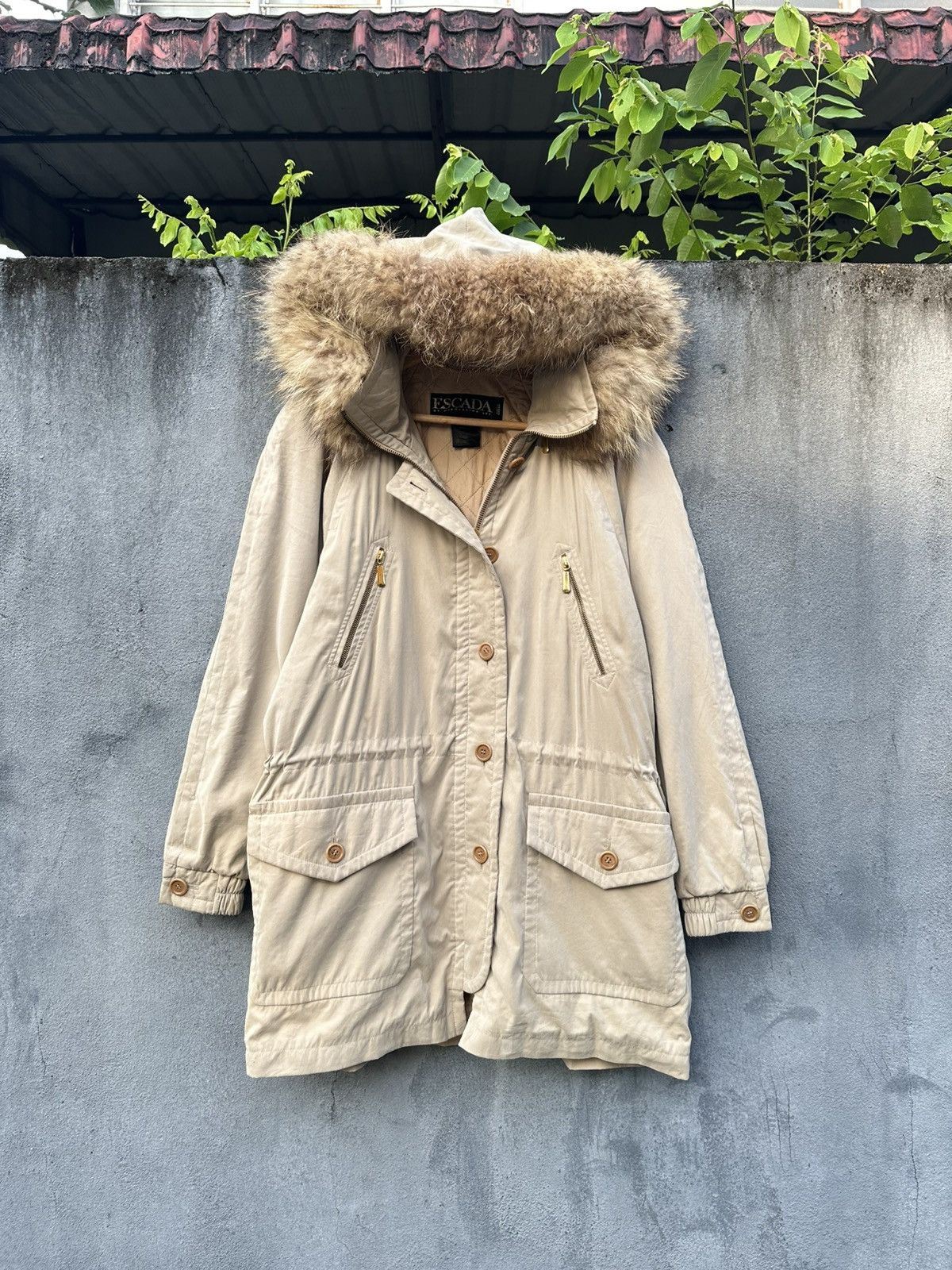Escada 👹Escada By Margaretta Parka Jacket Size US L / EU 52-54 / 3 - 1 Thumbnail