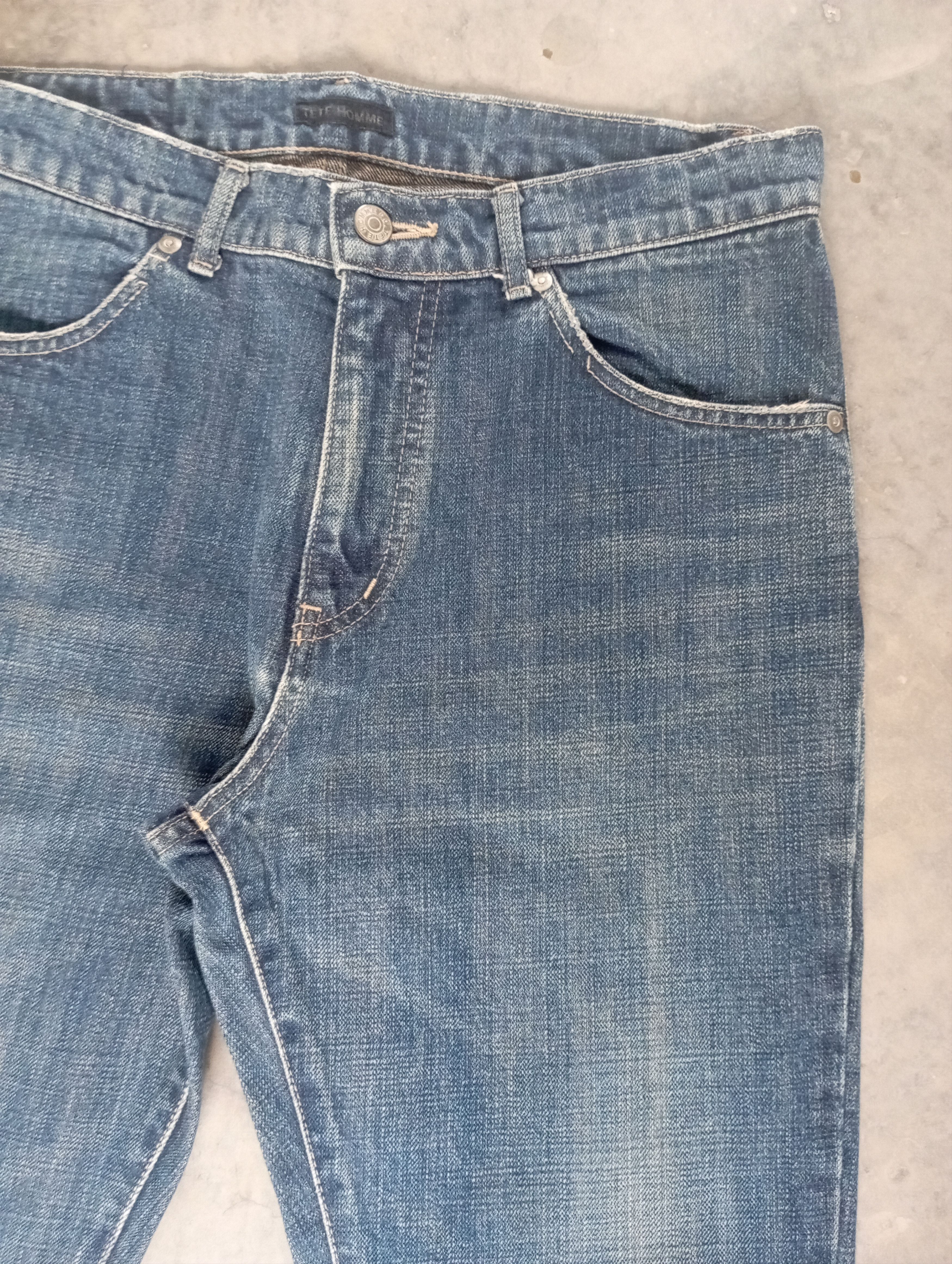 Issey Miyake Issey Miyake Tete Homme Stone Wash Distressed Denim Size US 31 - 5 Thumbnail